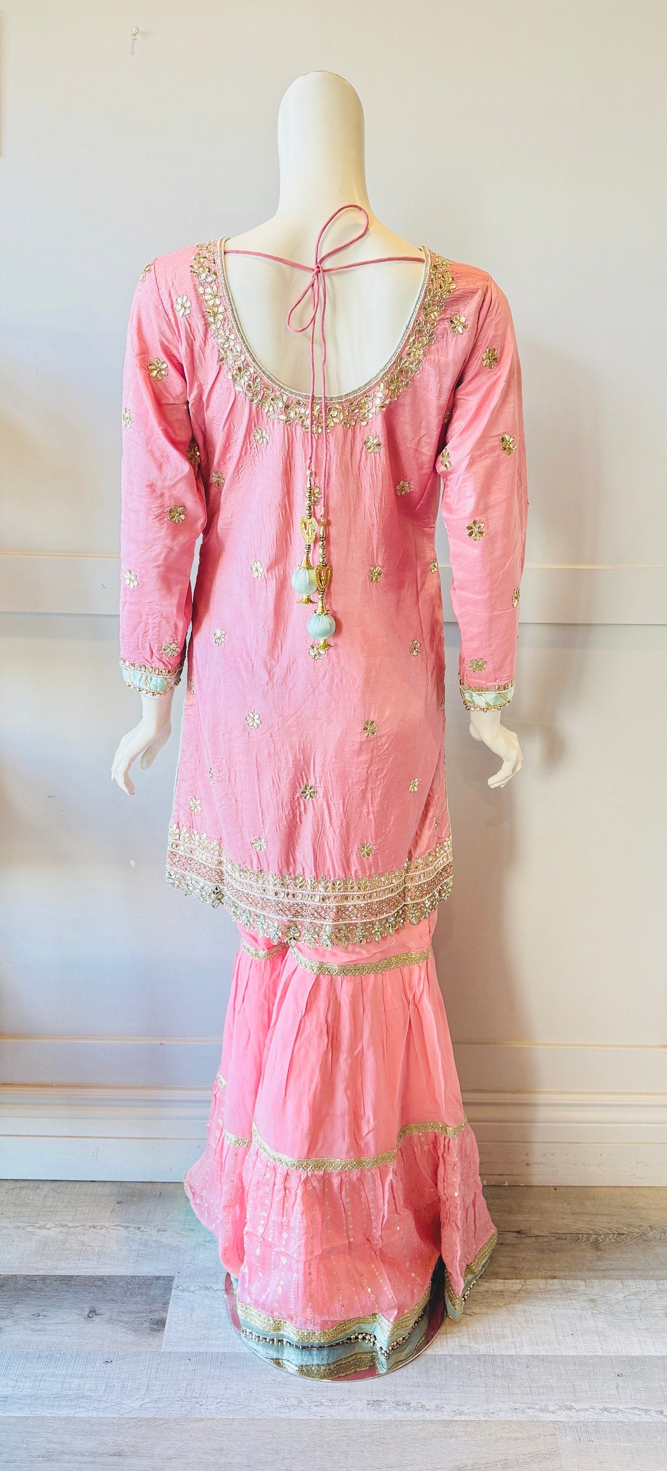 Pink Sharara Set