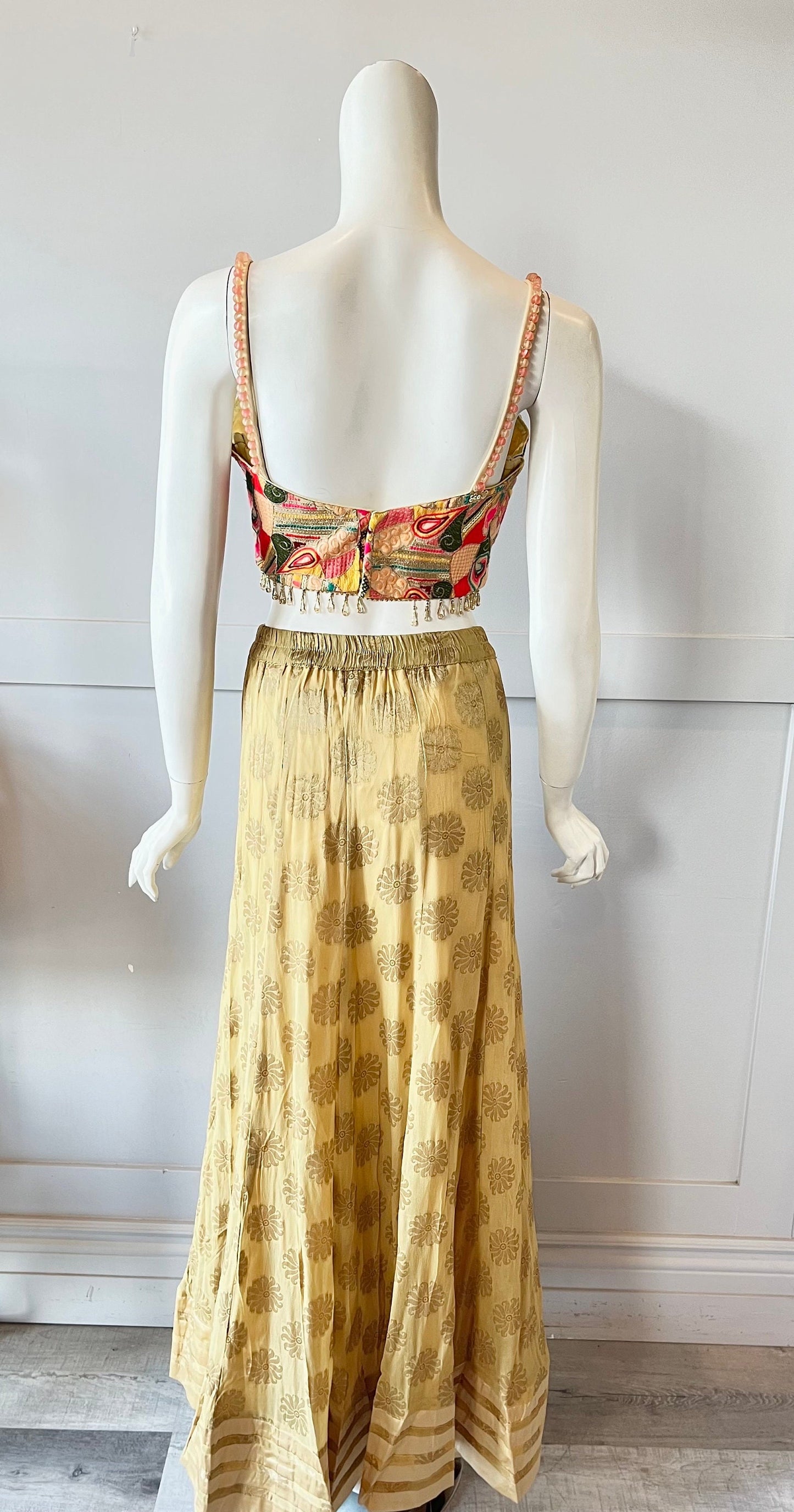 Gold & Pink Lehnga