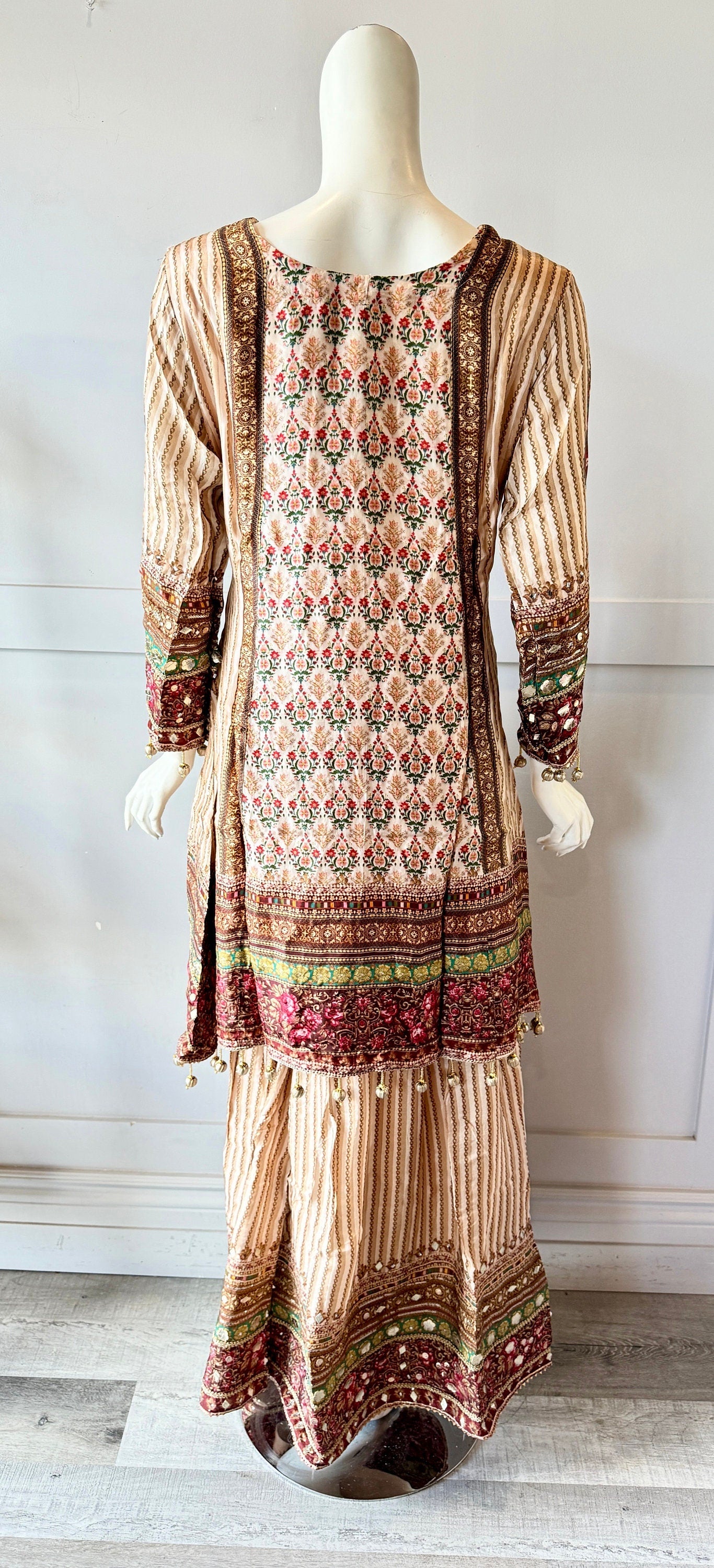 Cream Sharara Set