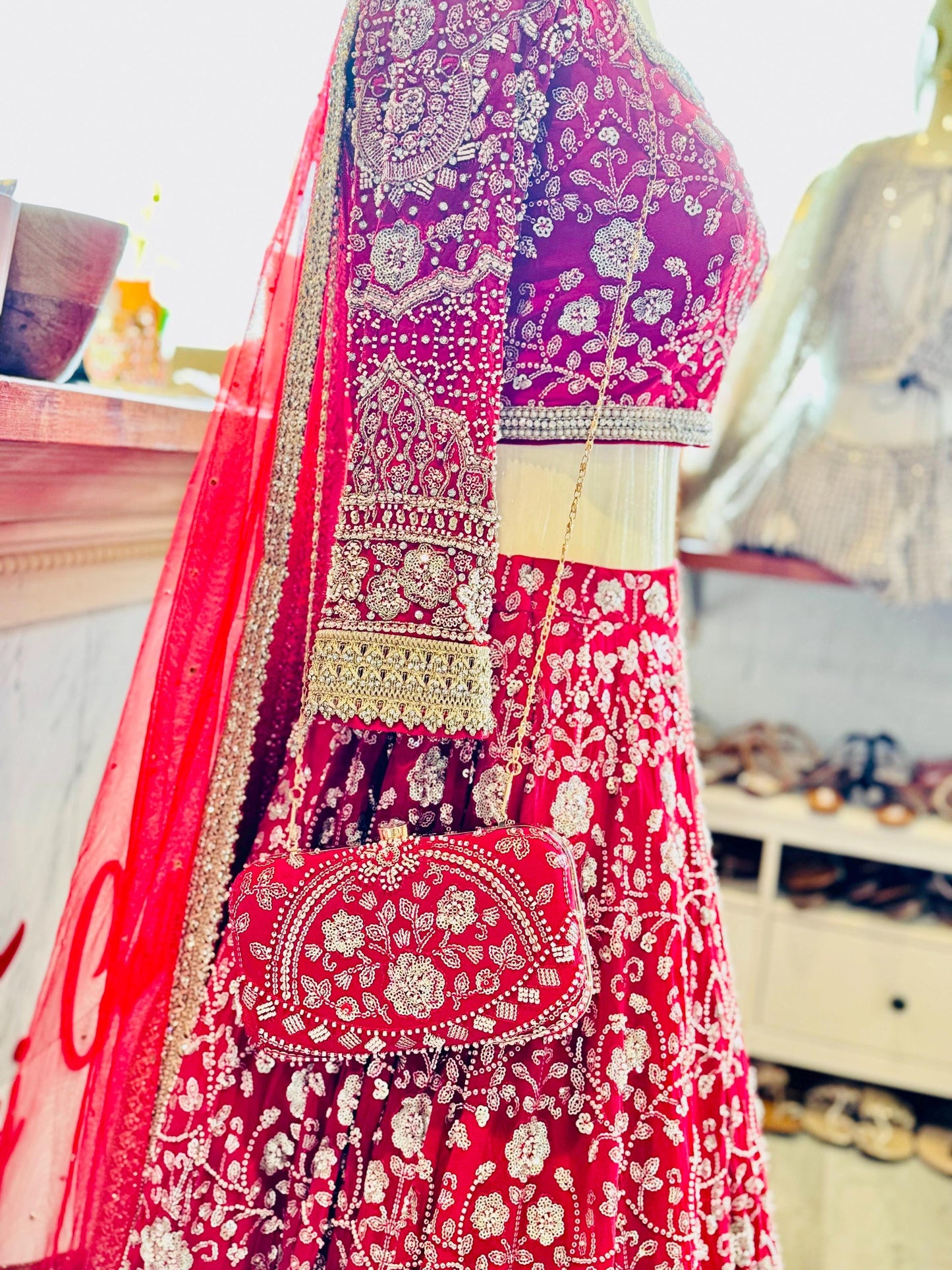 Red Bridal Color Lehnga