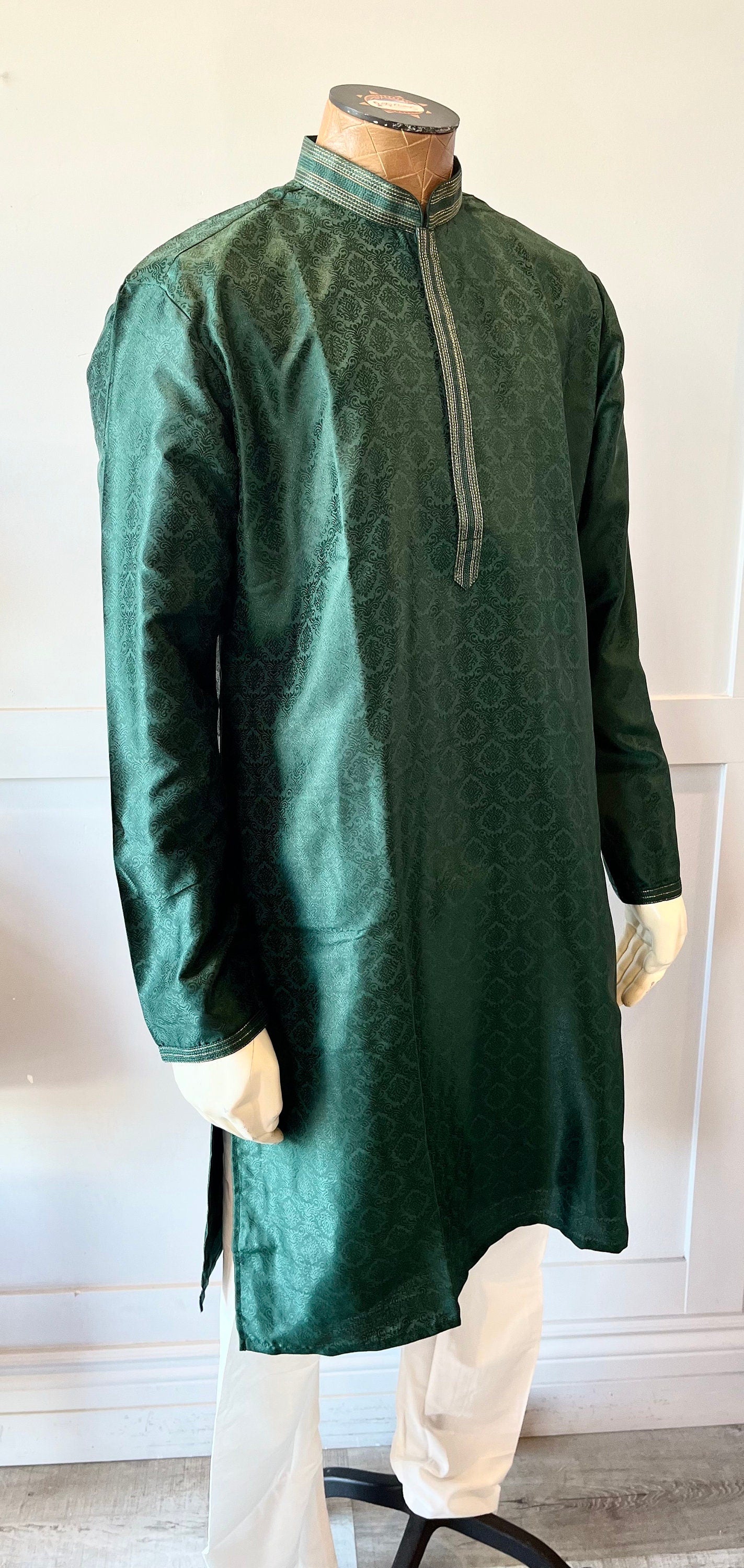 Dark Green kurta