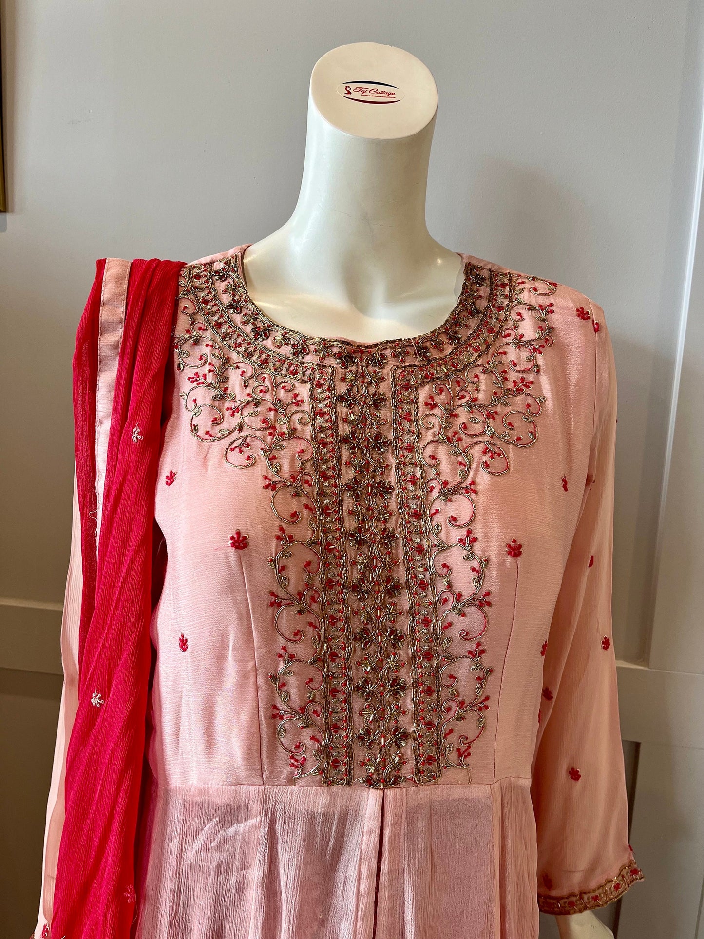 Pink Embroidered Lehnga