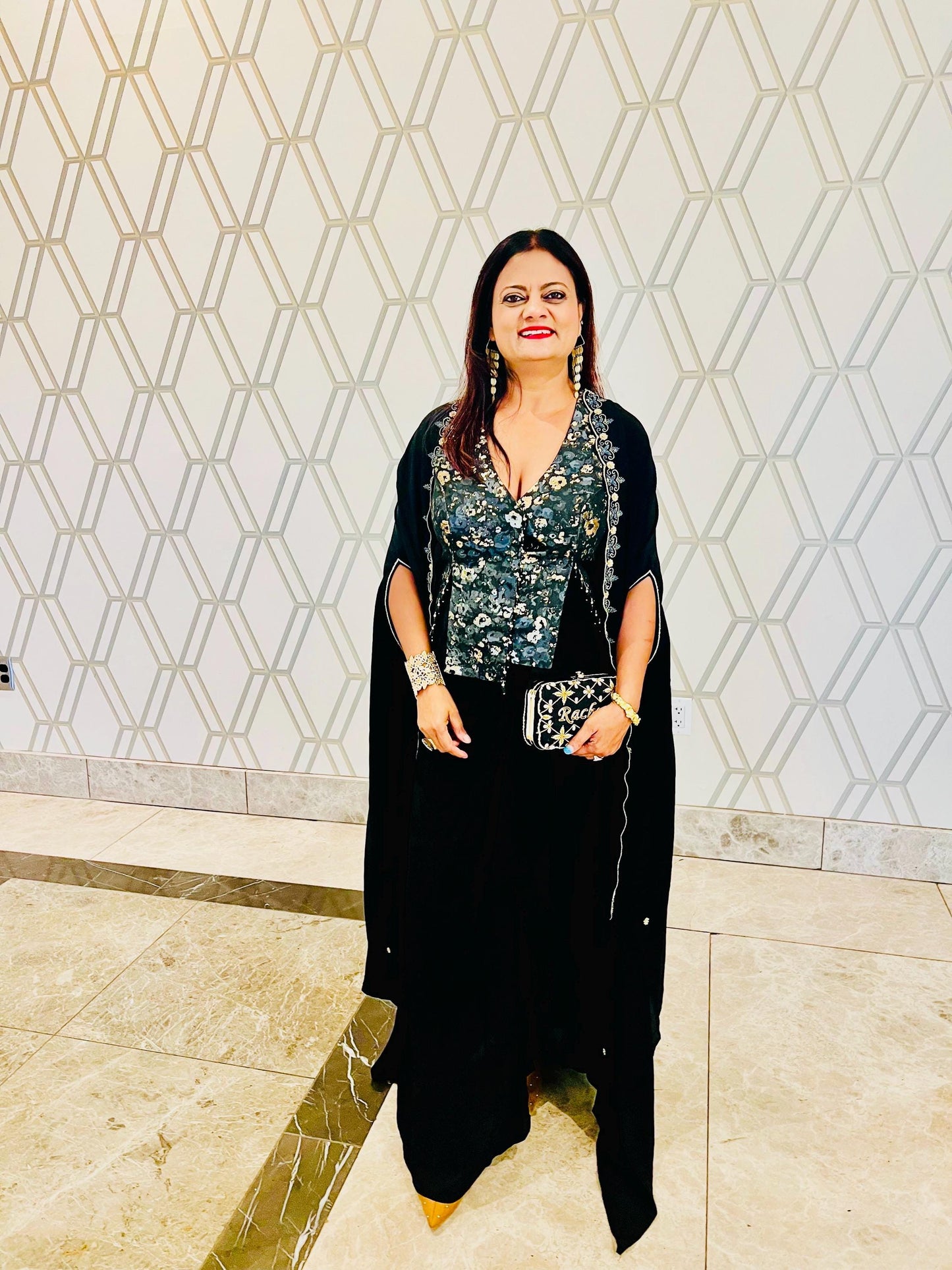 Black Dhoti Readymade Dress