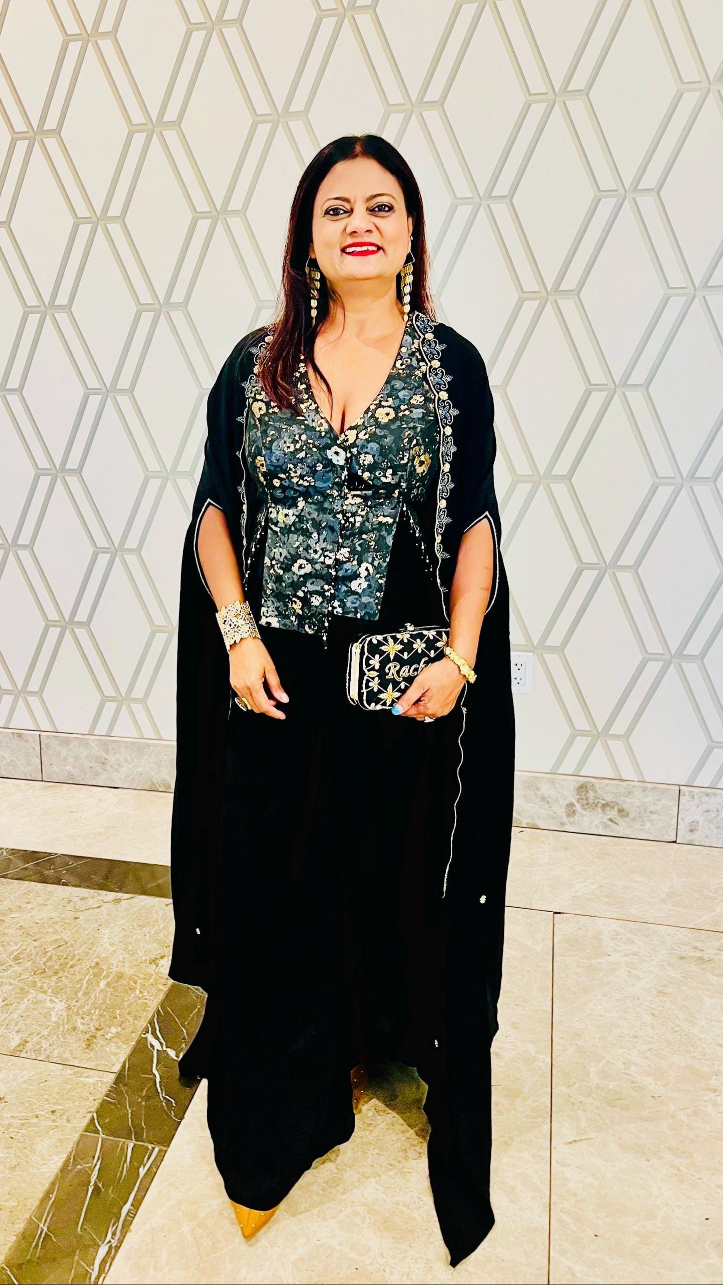 Black Dhoti Readymade Dress