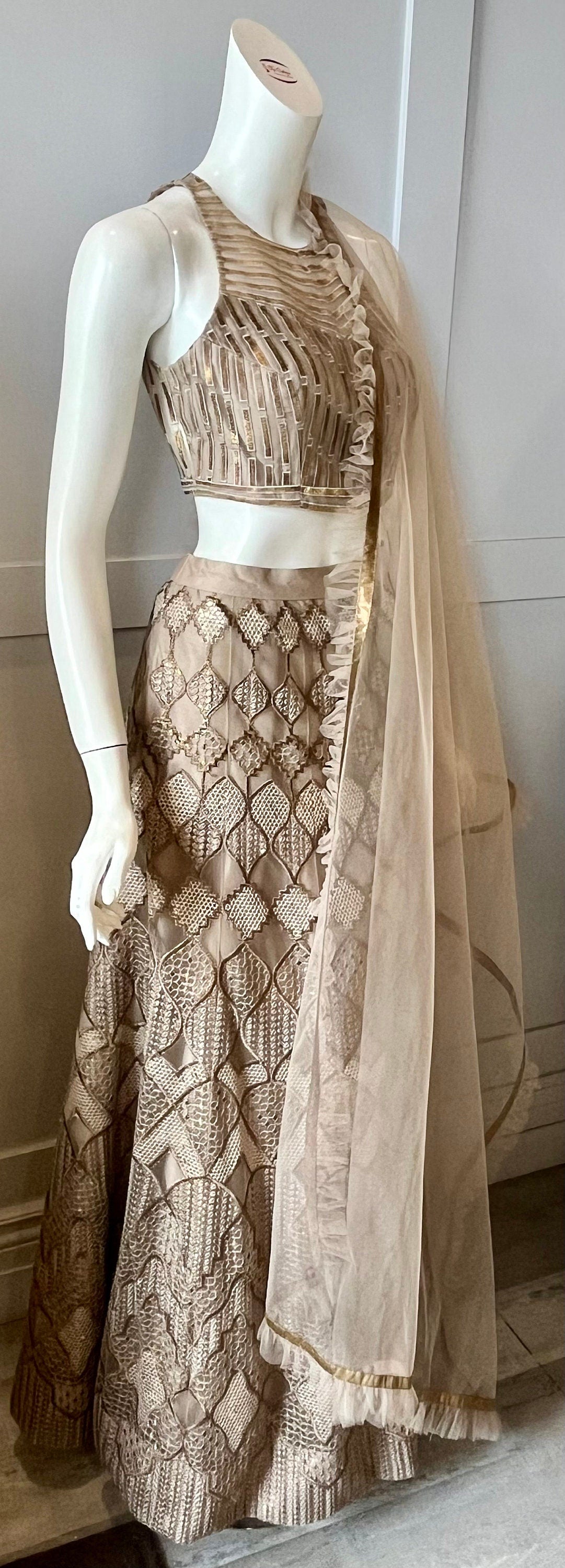 Sequin Grey Lehnga