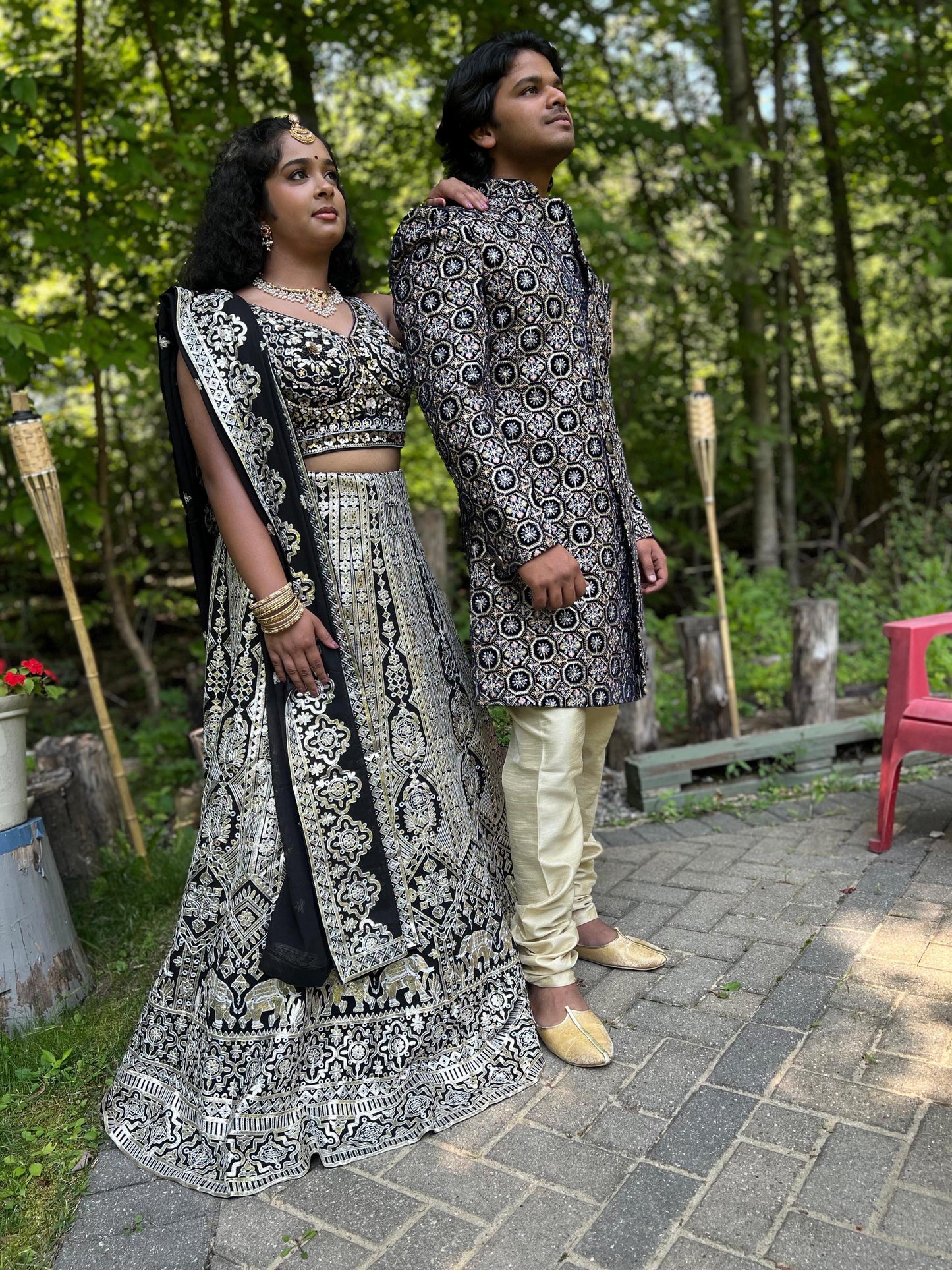 Dark Blue Sherwani