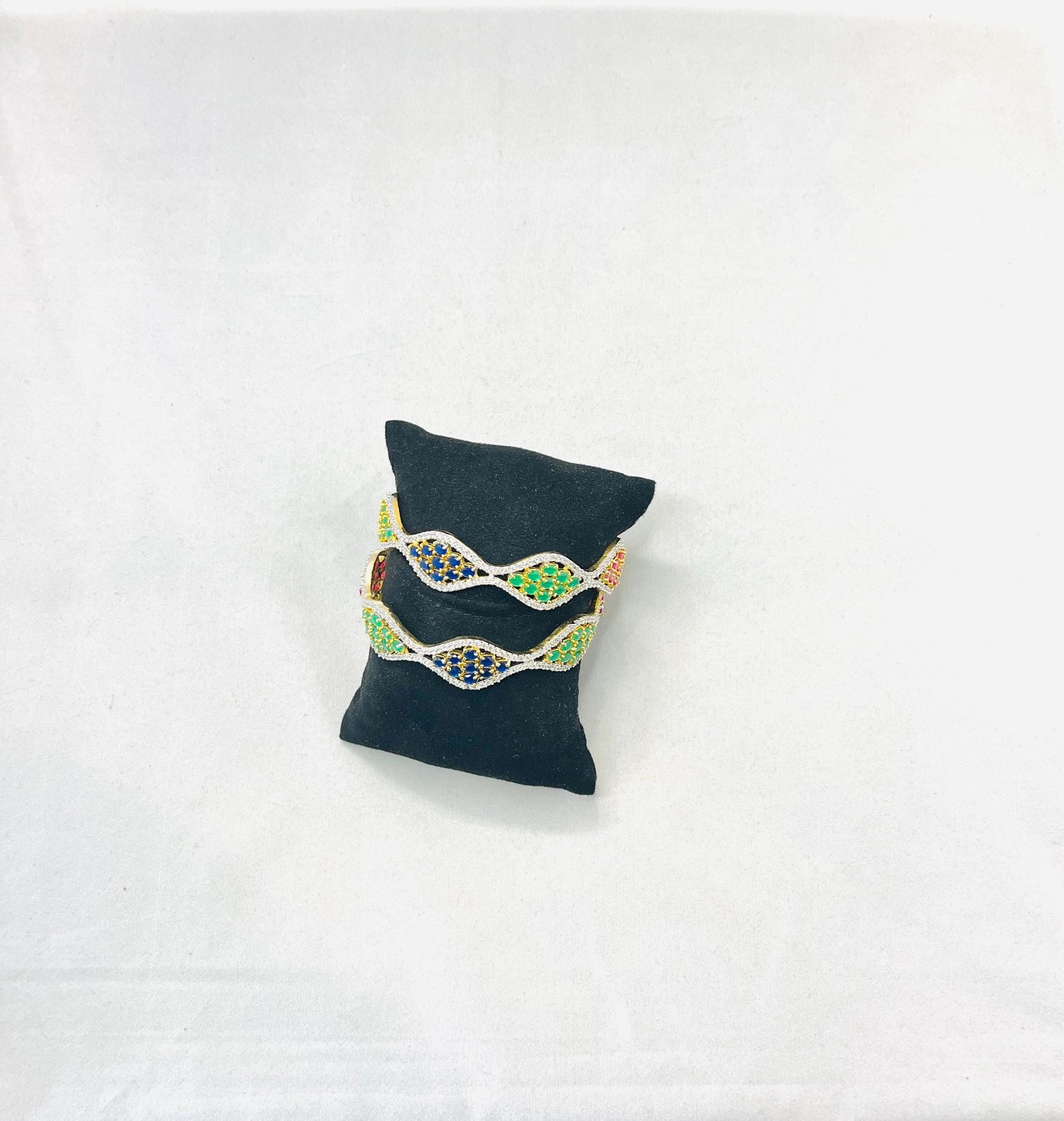 Multi-Colored American Diamond Bangles