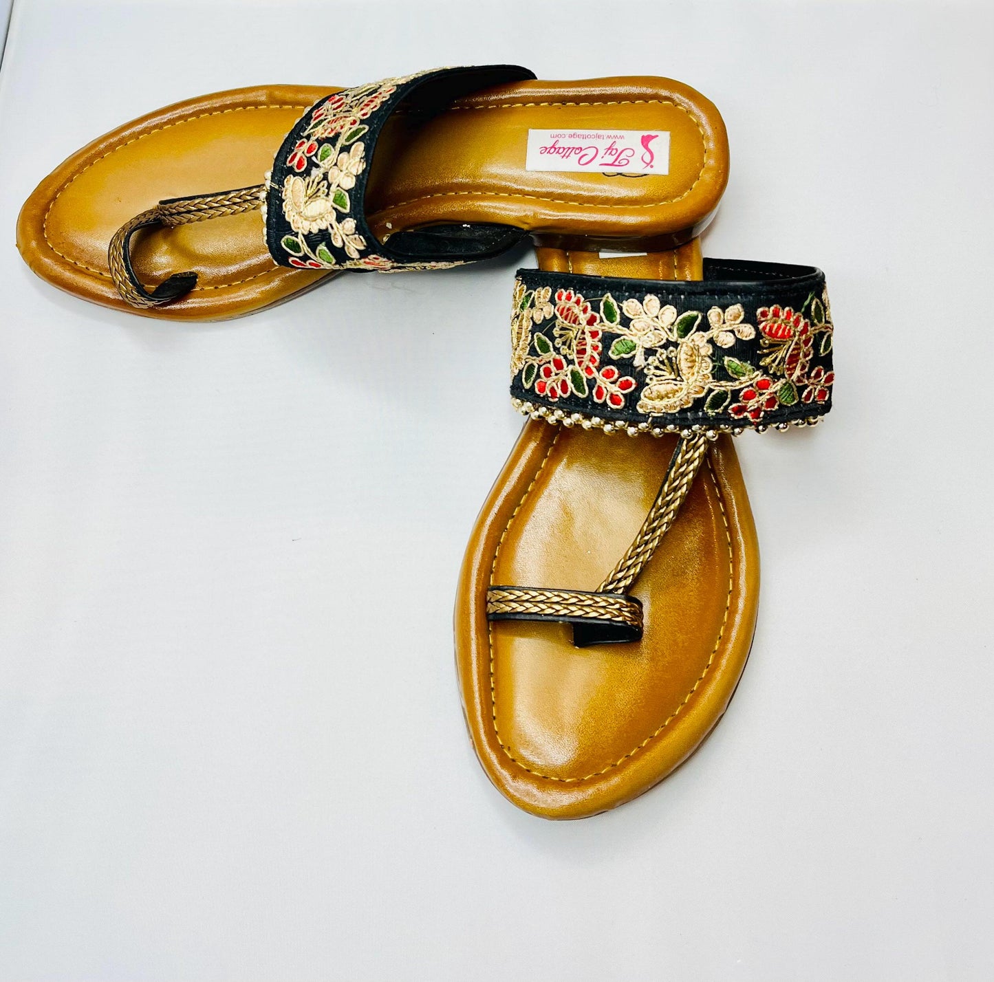 Golden Brown Color Sandals
