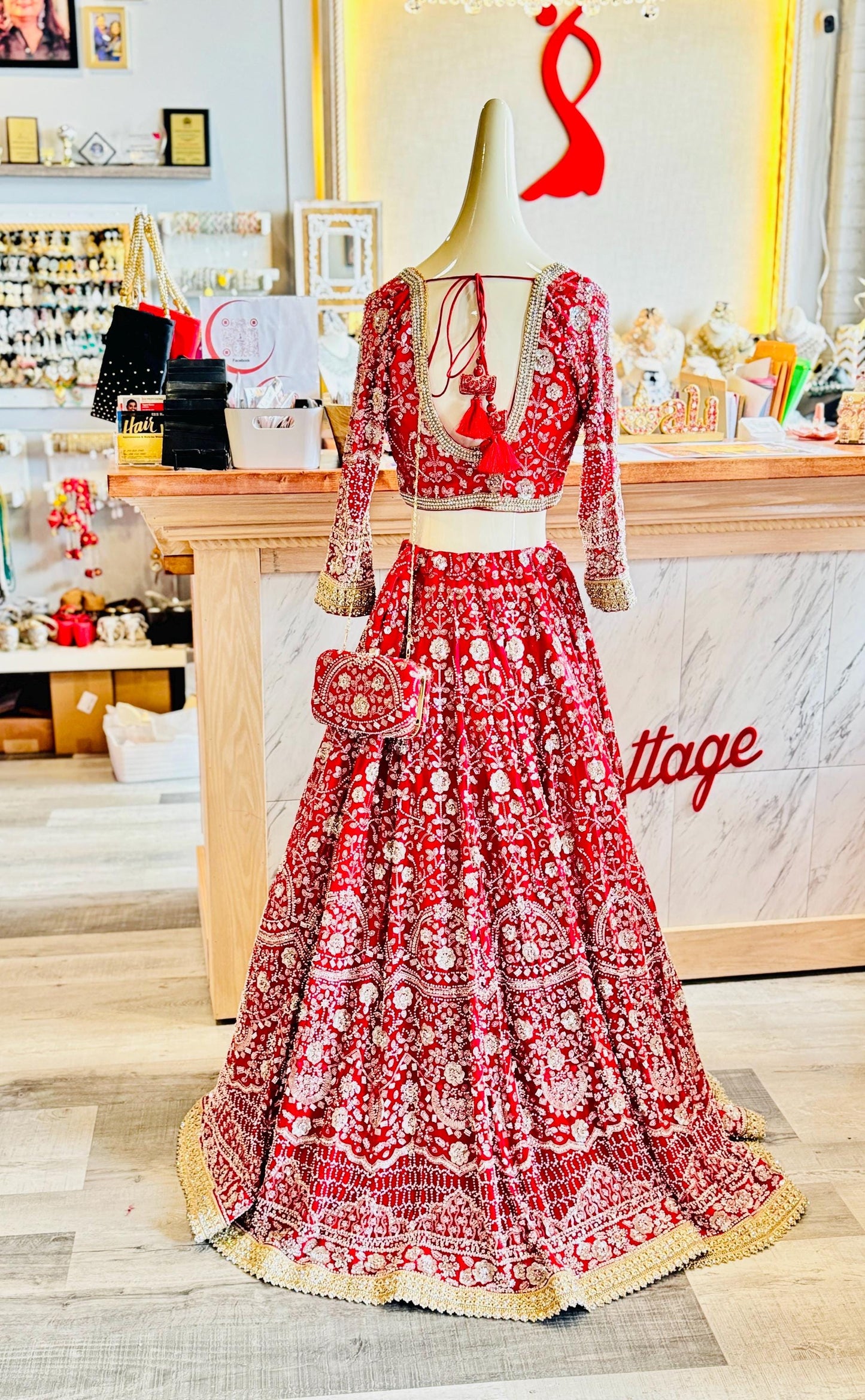Red Bridal Color Lehnga