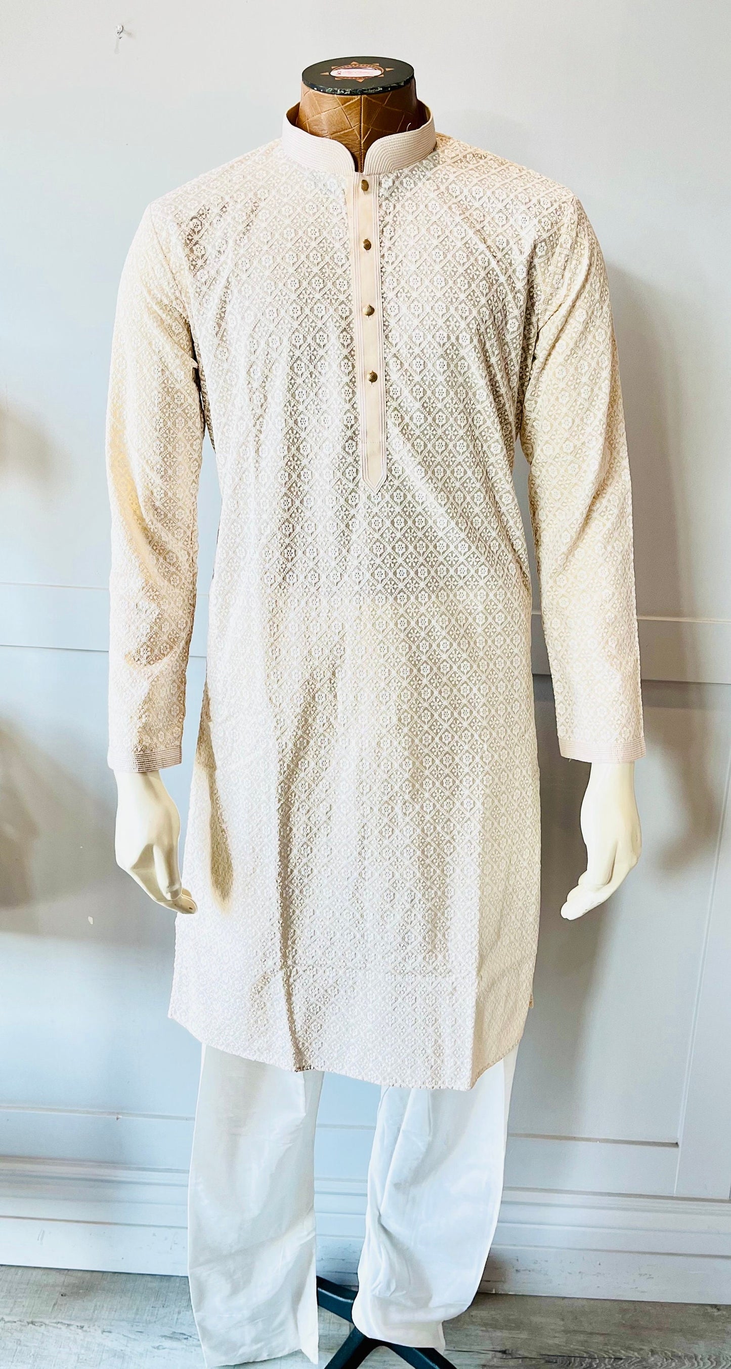 Peach kurta