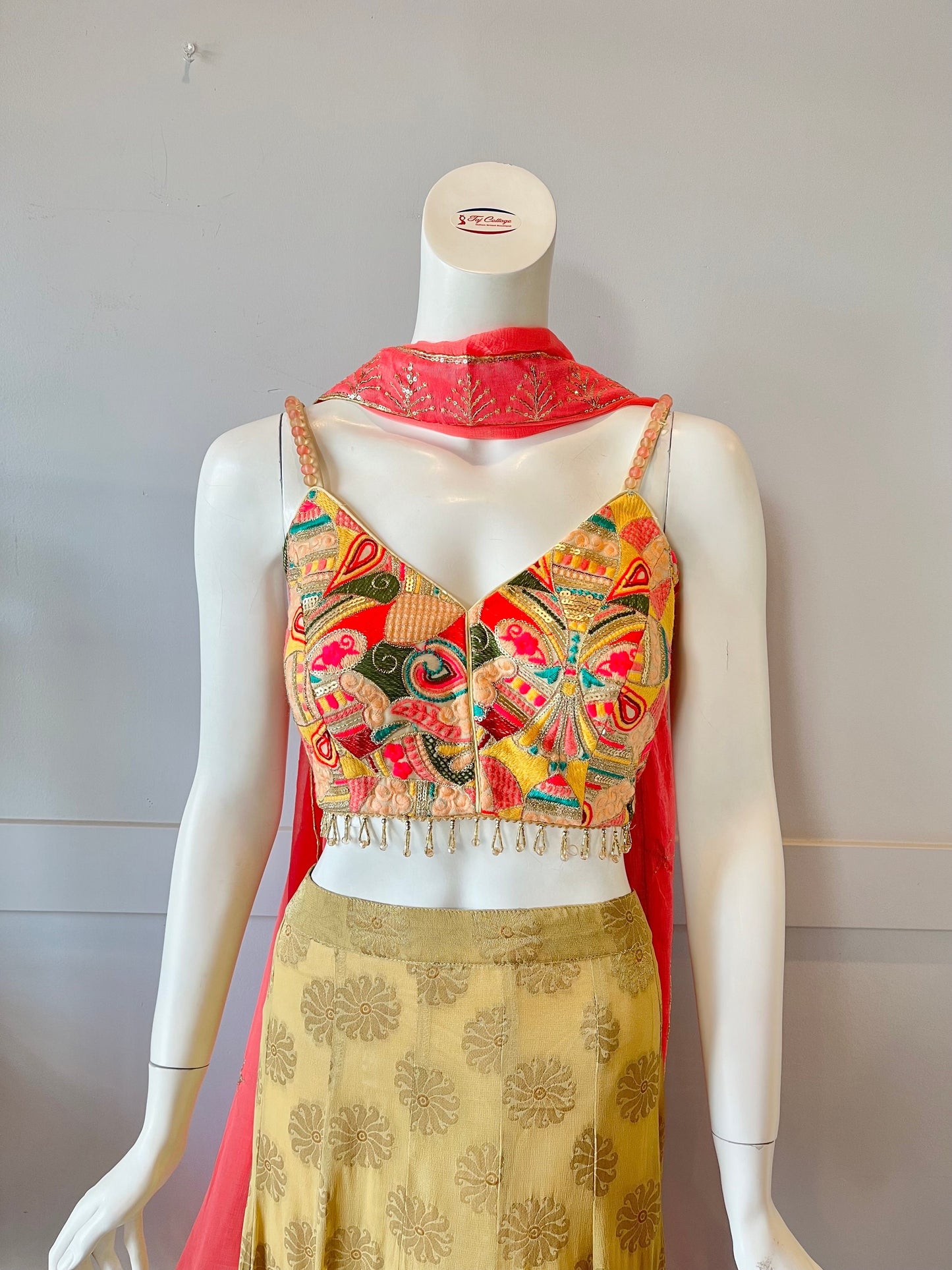 Gold & Pink Lehnga