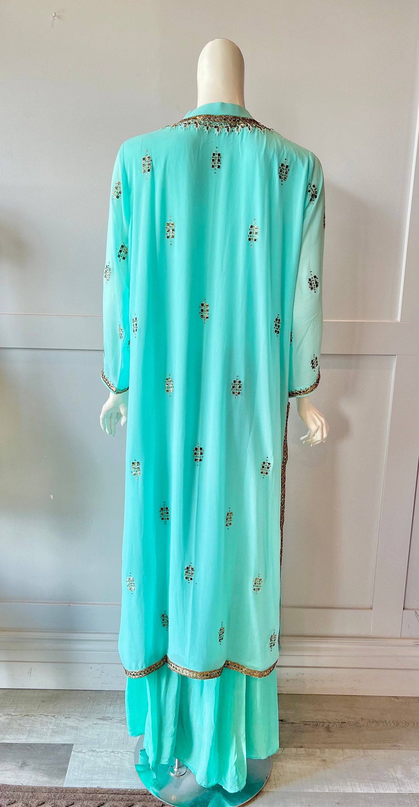 Blue Palazzo Set