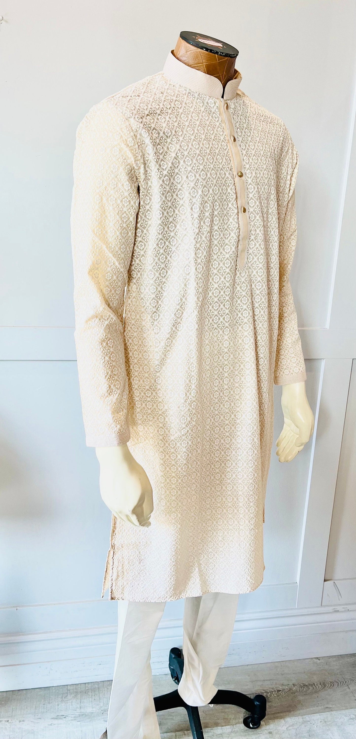 Peach kurta
