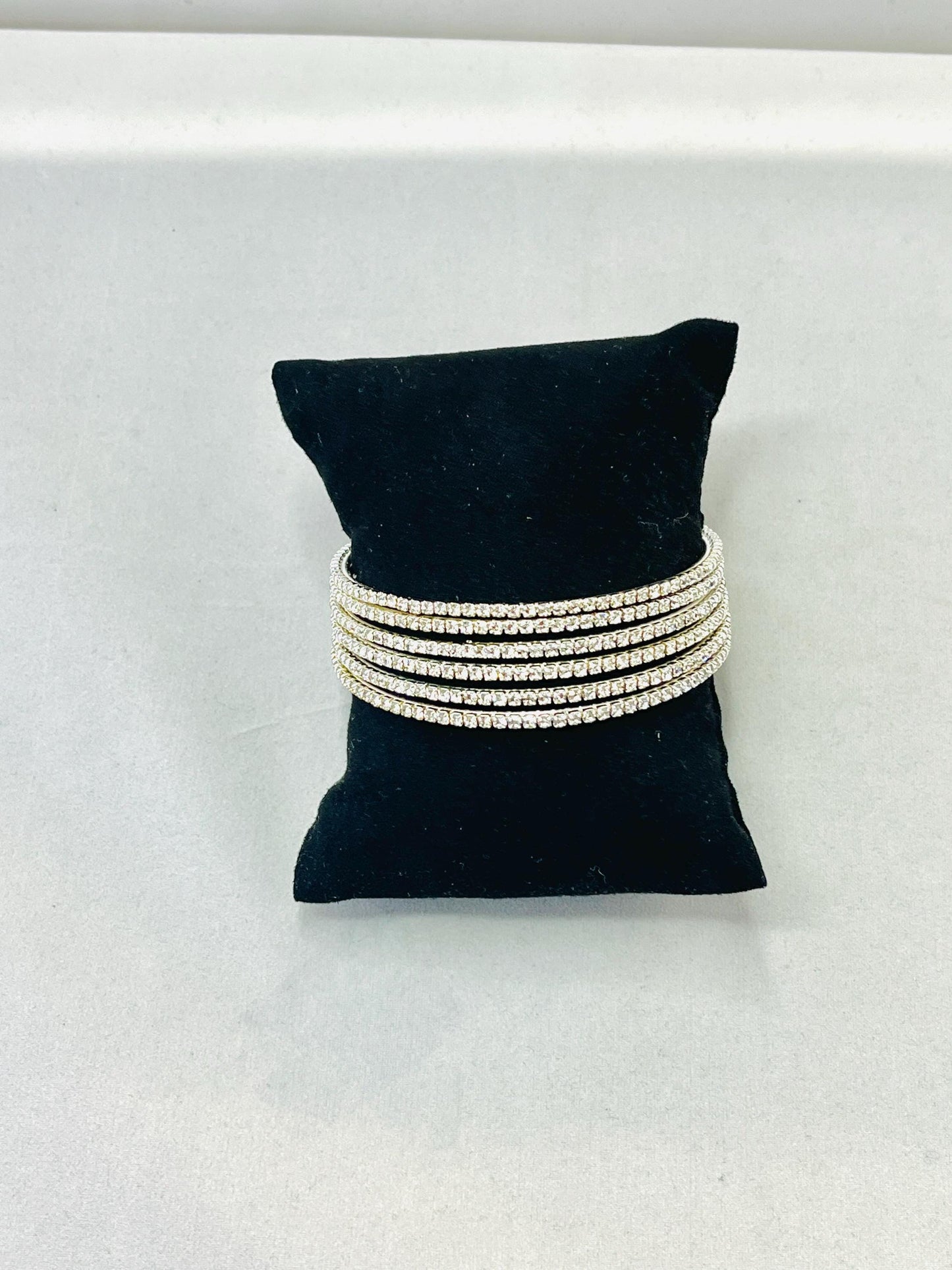 Silver-Colored Bangles