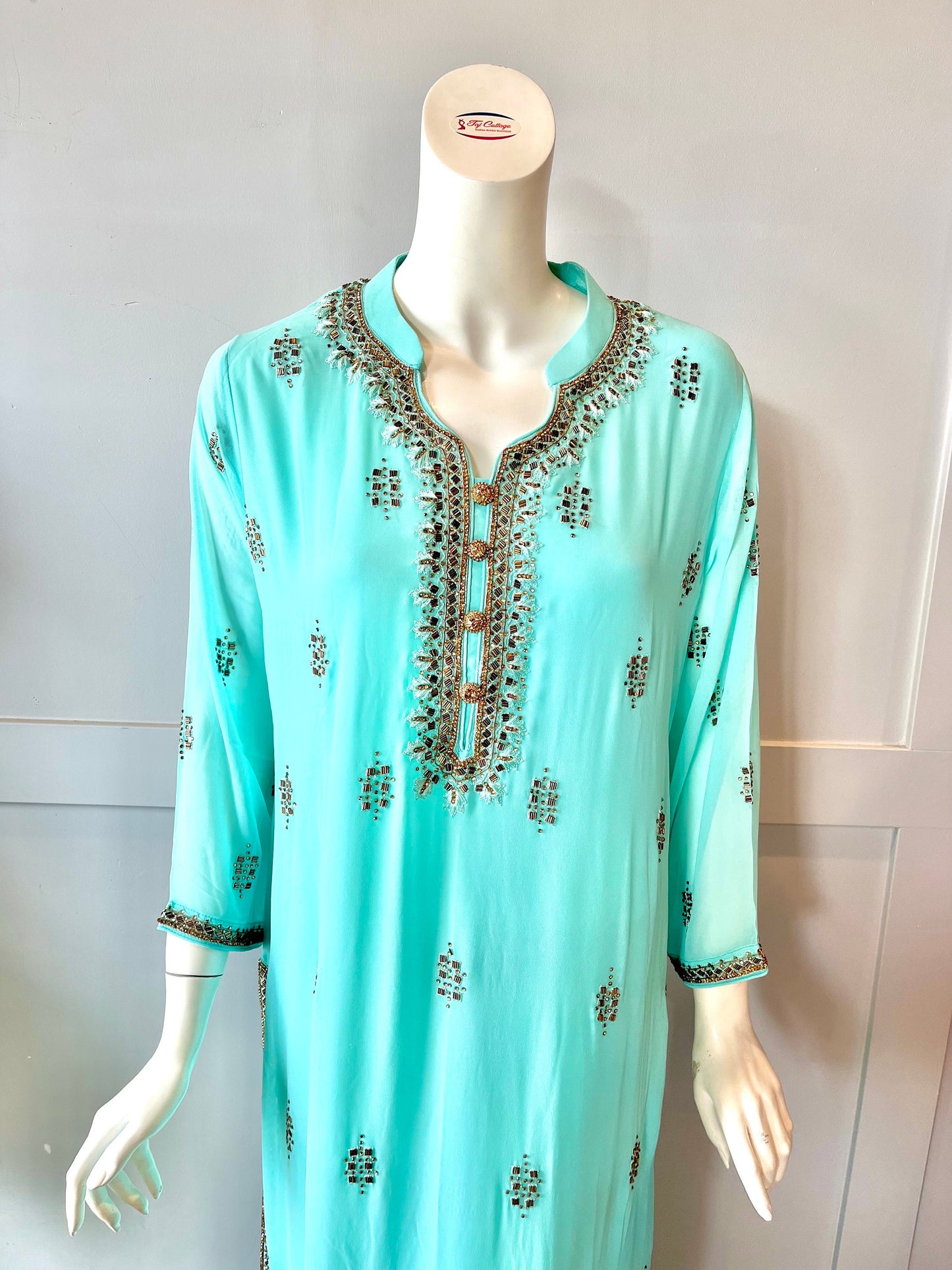 Blue Palazzo Set
