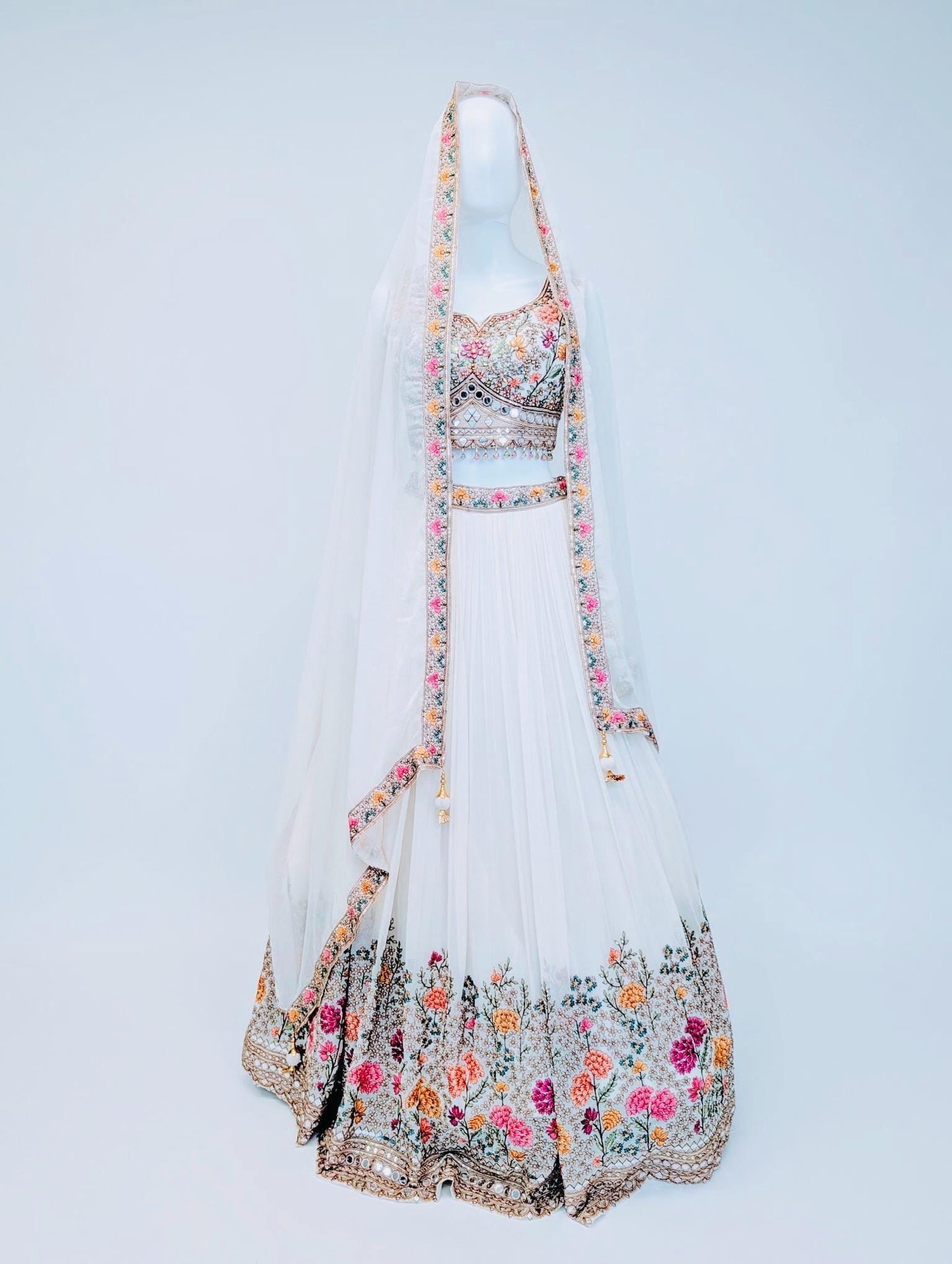 OFF-White Color Lehnga