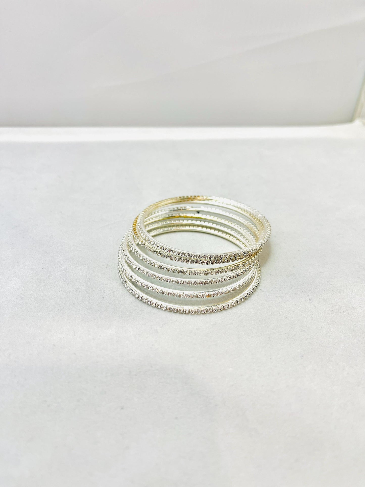 Silver-Colored Bangles