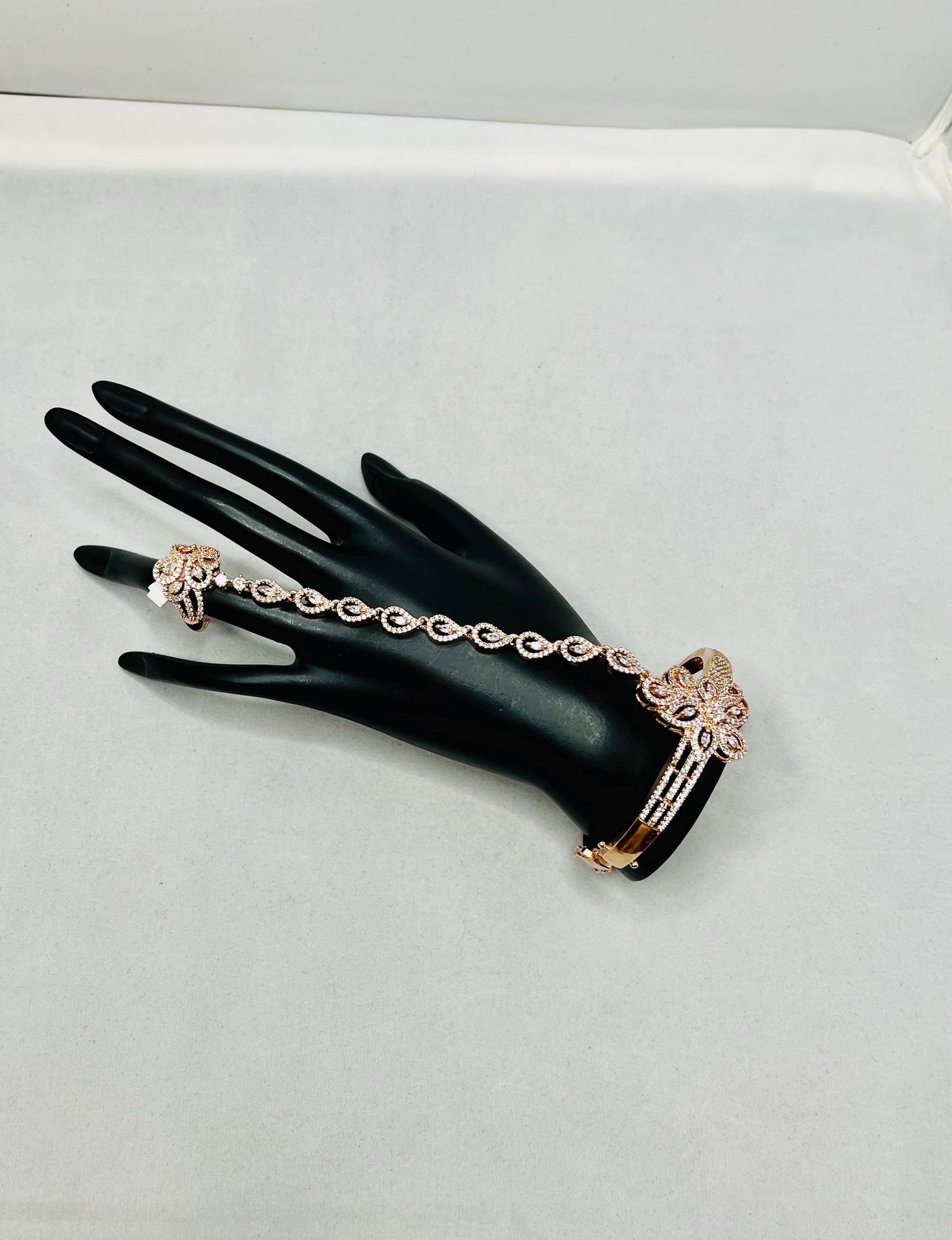 Golden Bracelet With Ring