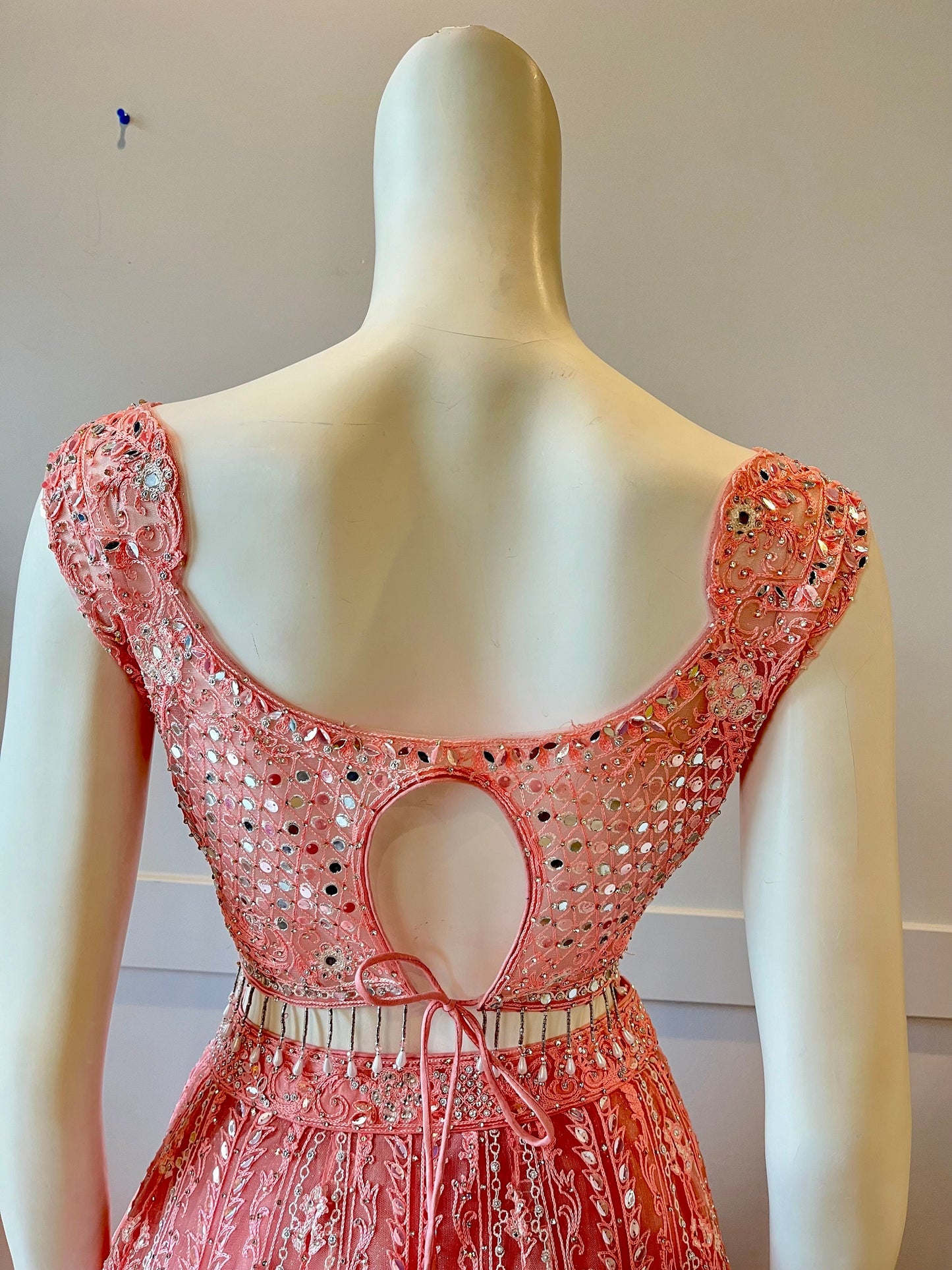 Pink Embroidered Lehnga