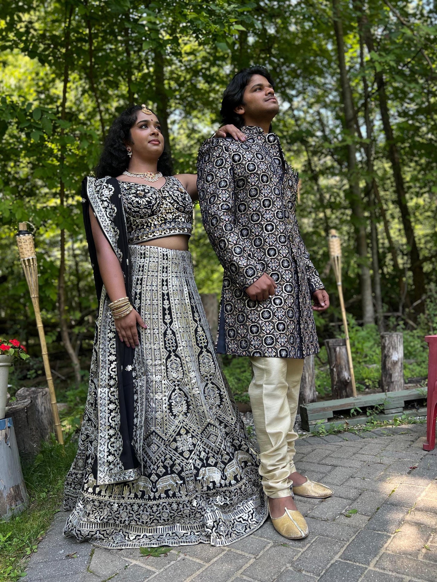 Dark Blue Sherwani