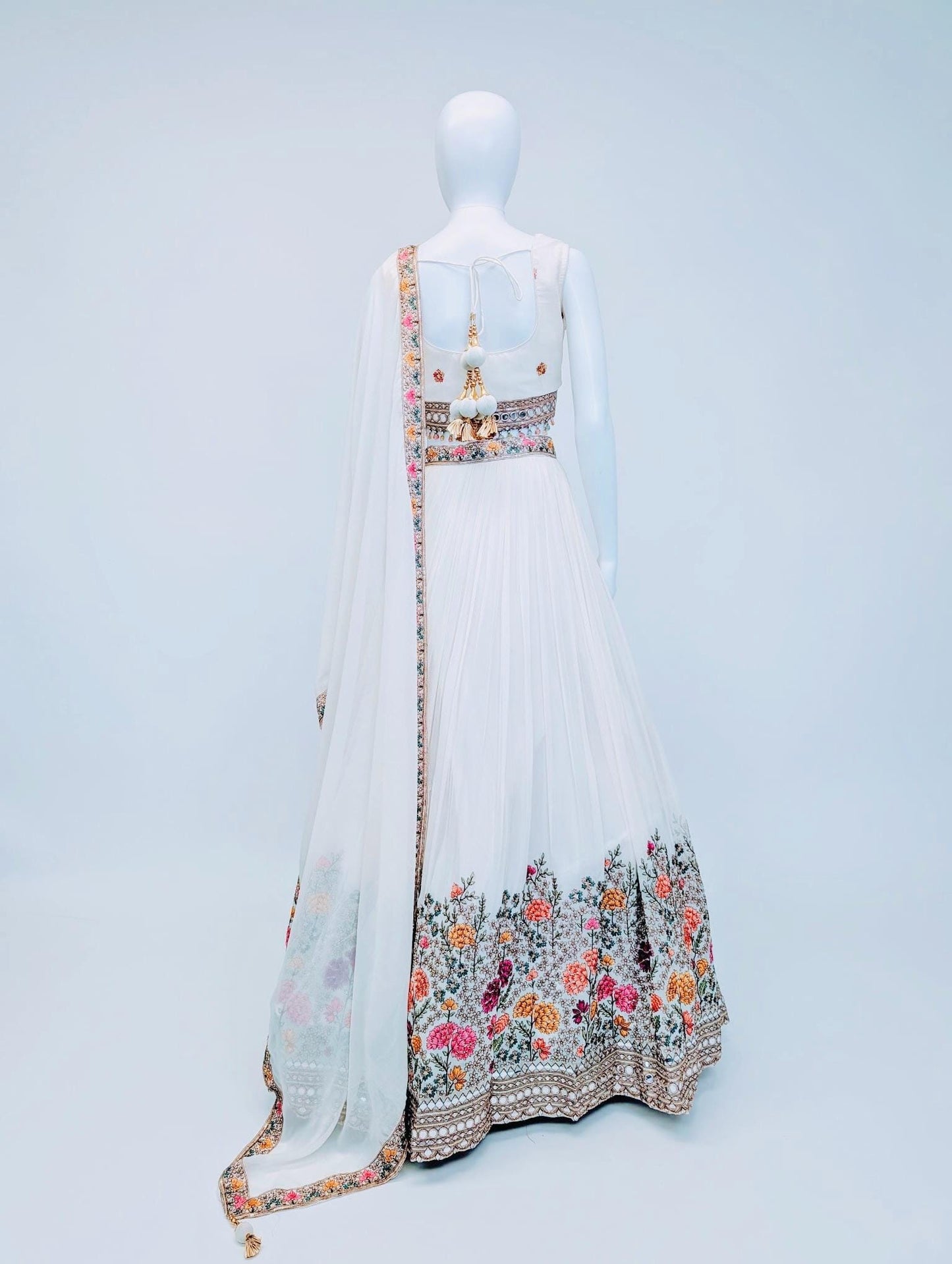 OFF-White Color Lehnga