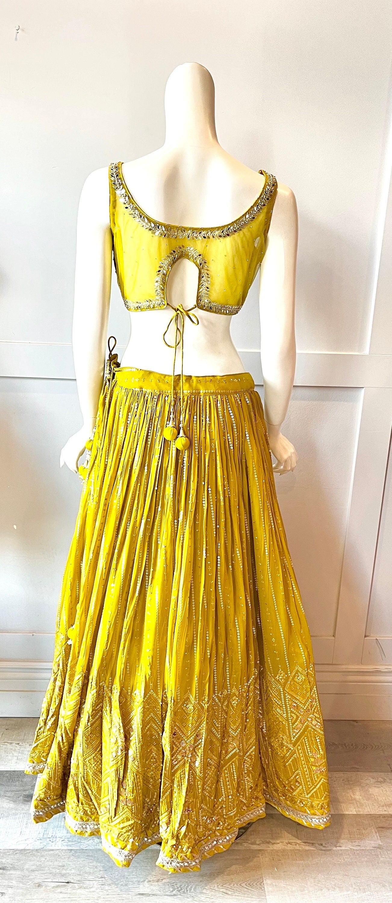 Green Lehnga