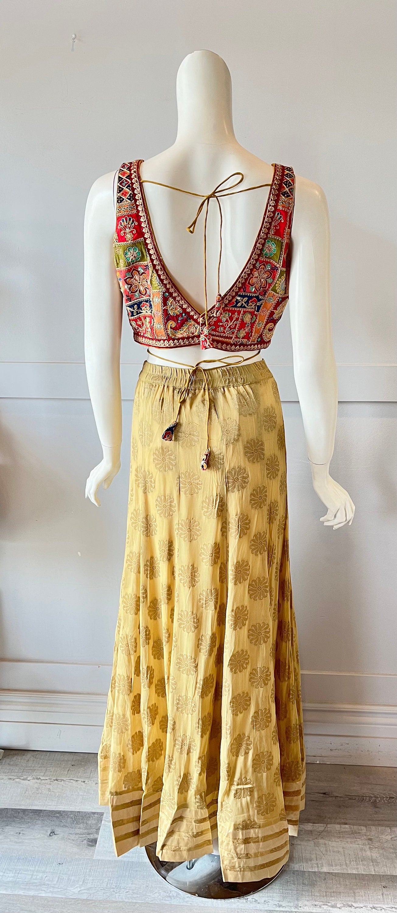 Gold & Red  Lehnga