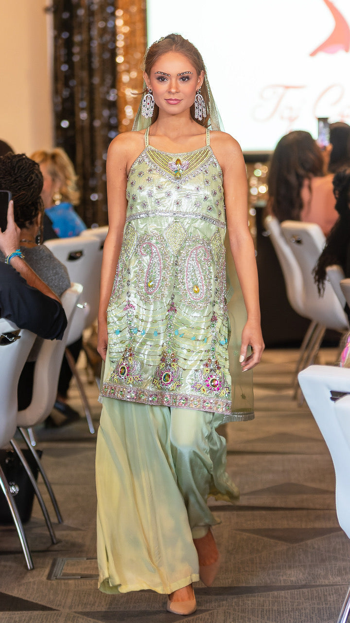Light Green Palazzo Set