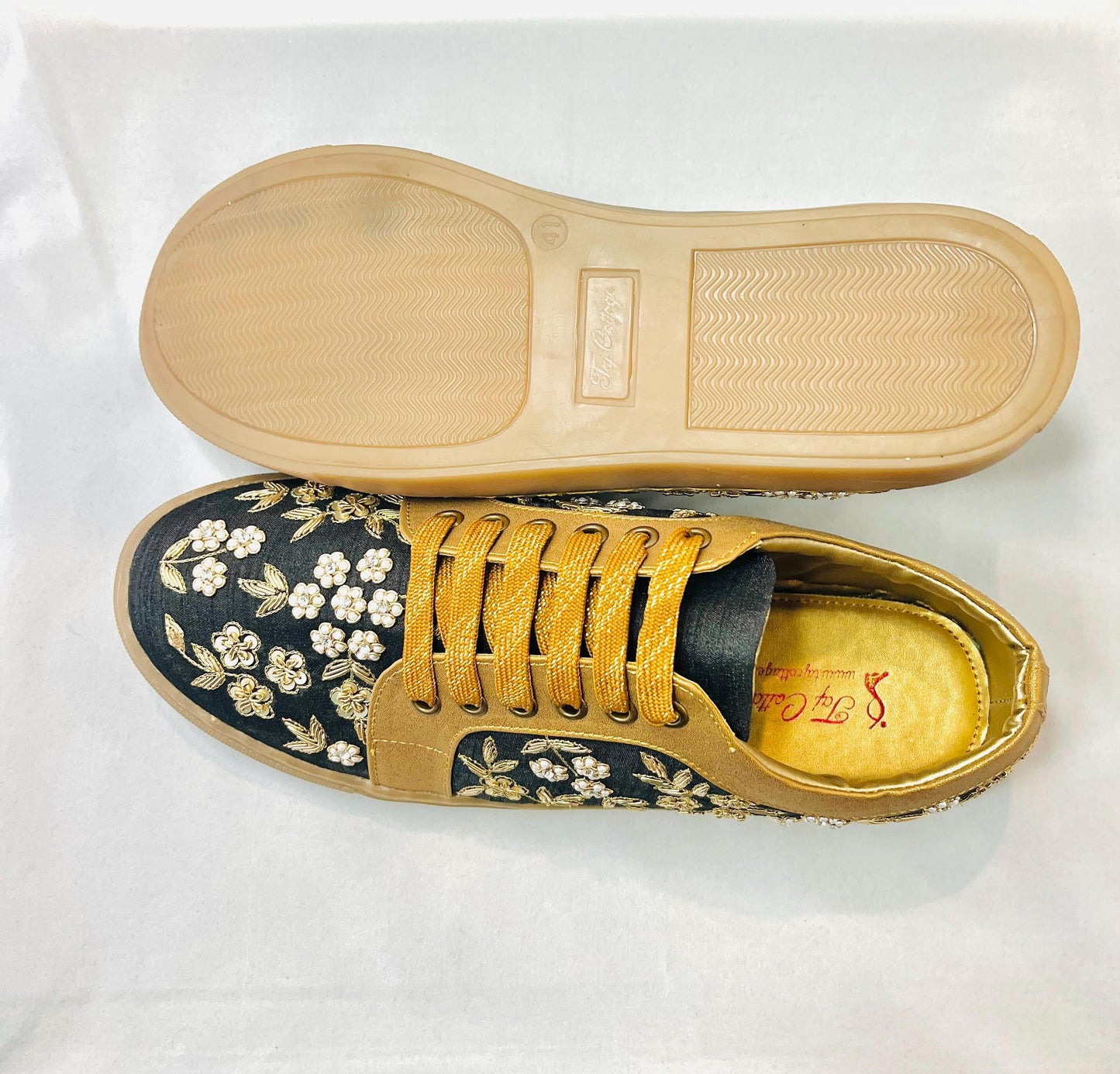 Fancy Black Color Sneakers