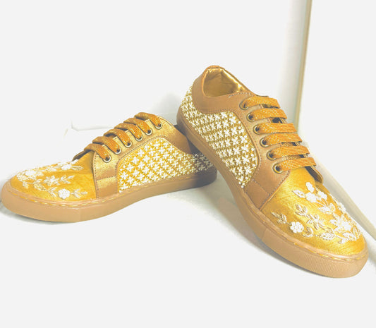 Fancy Golden Sneakers