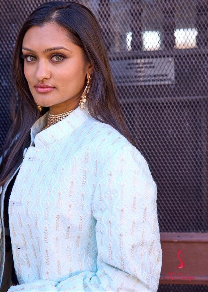 Light Blue Color Jacket
