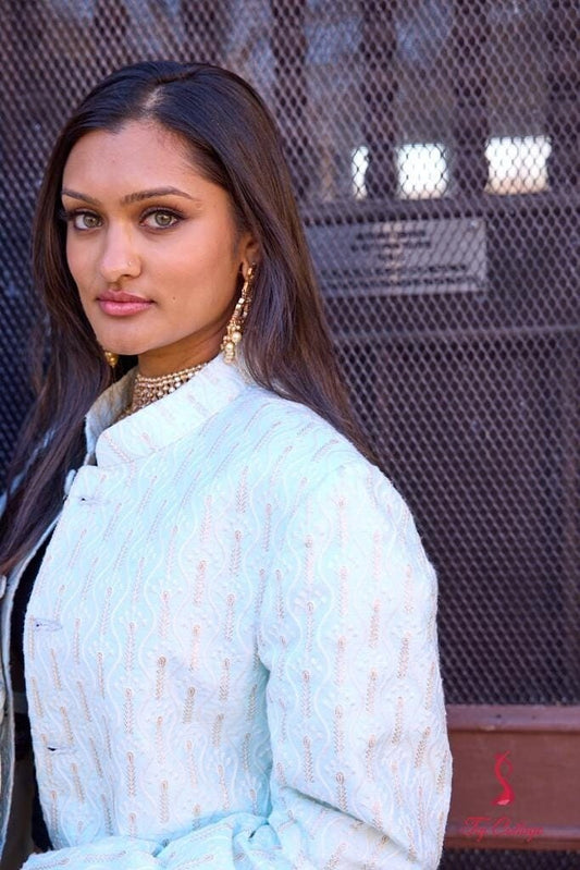 Light Blue Color Jacket