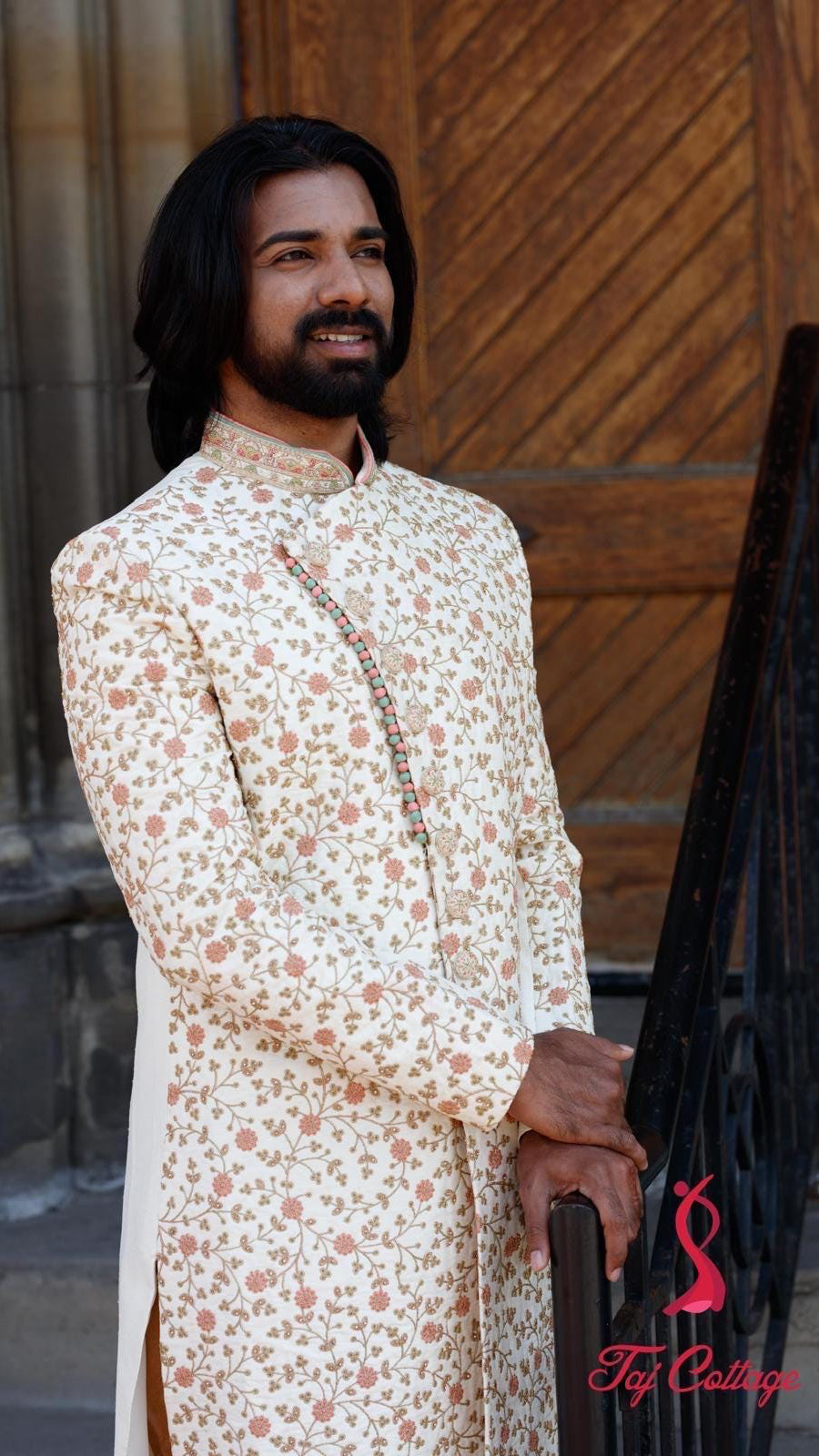 Cream Color Sherwani