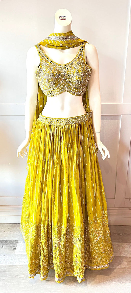 Green Lehnga
