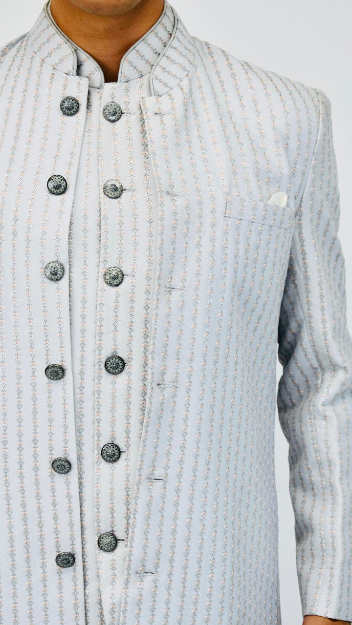 Light Lavender Indo-Western Set