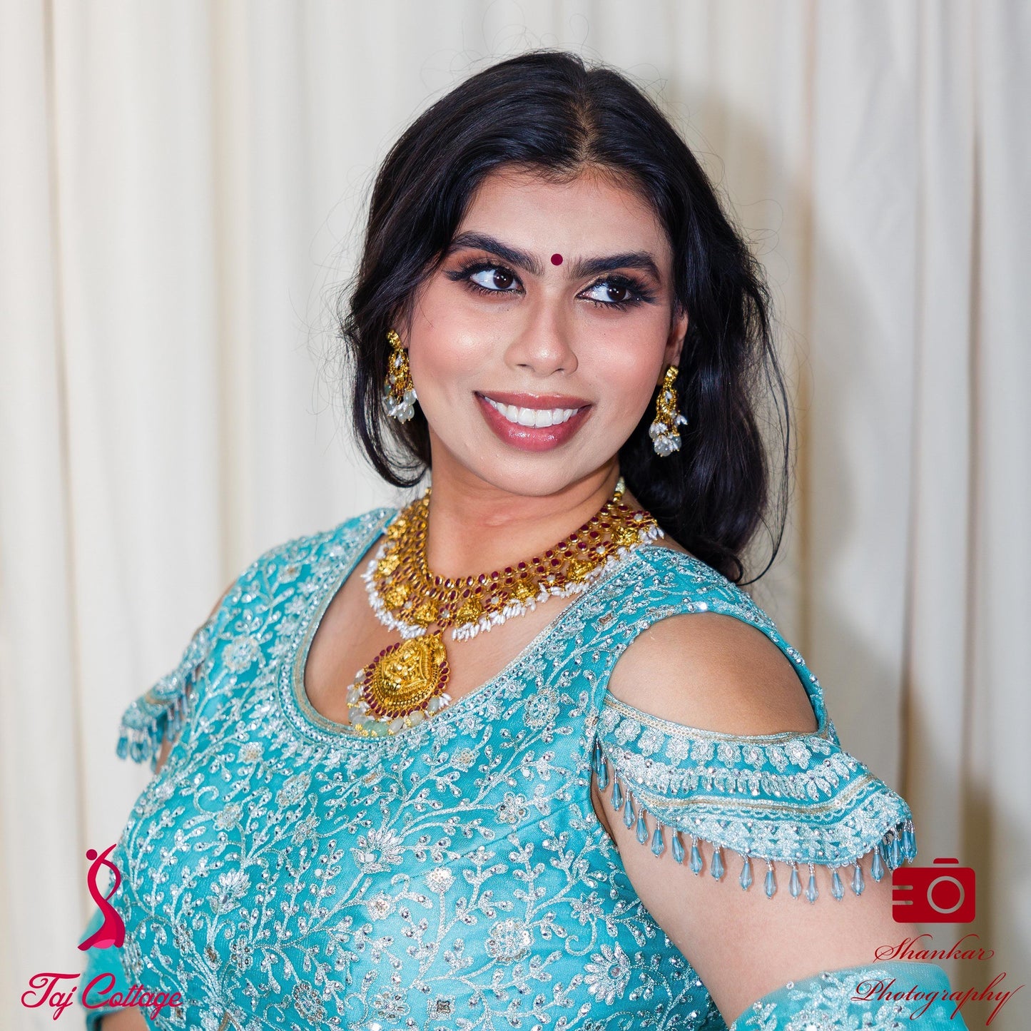 Light Turquoise Blue Lehnga