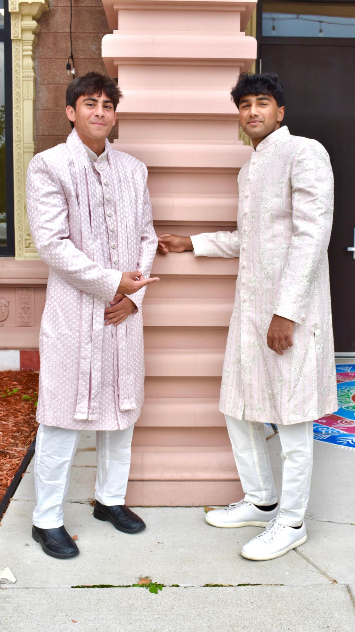 Sherwani Beige Color Set