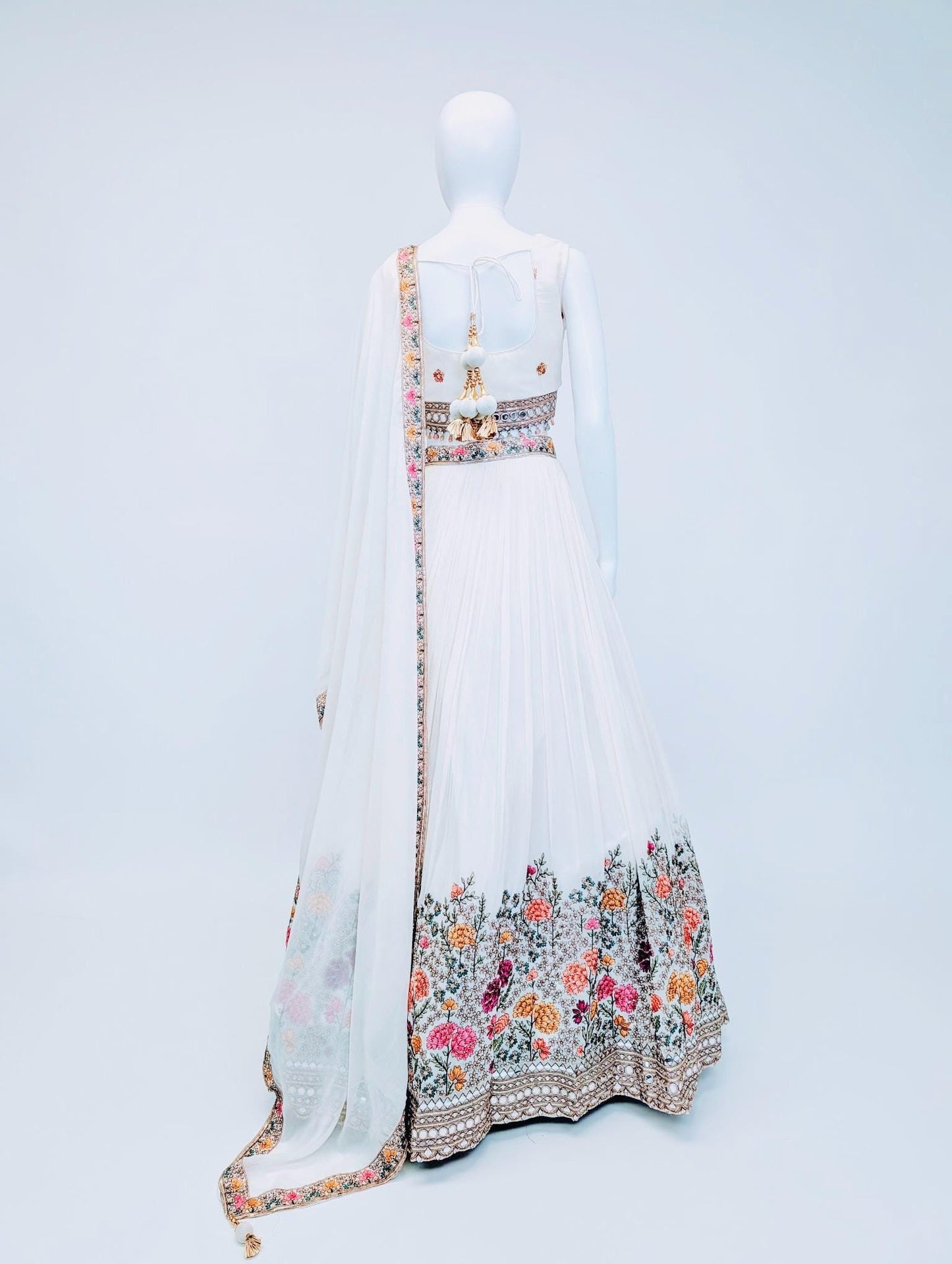 OFF-White Color Lehnga