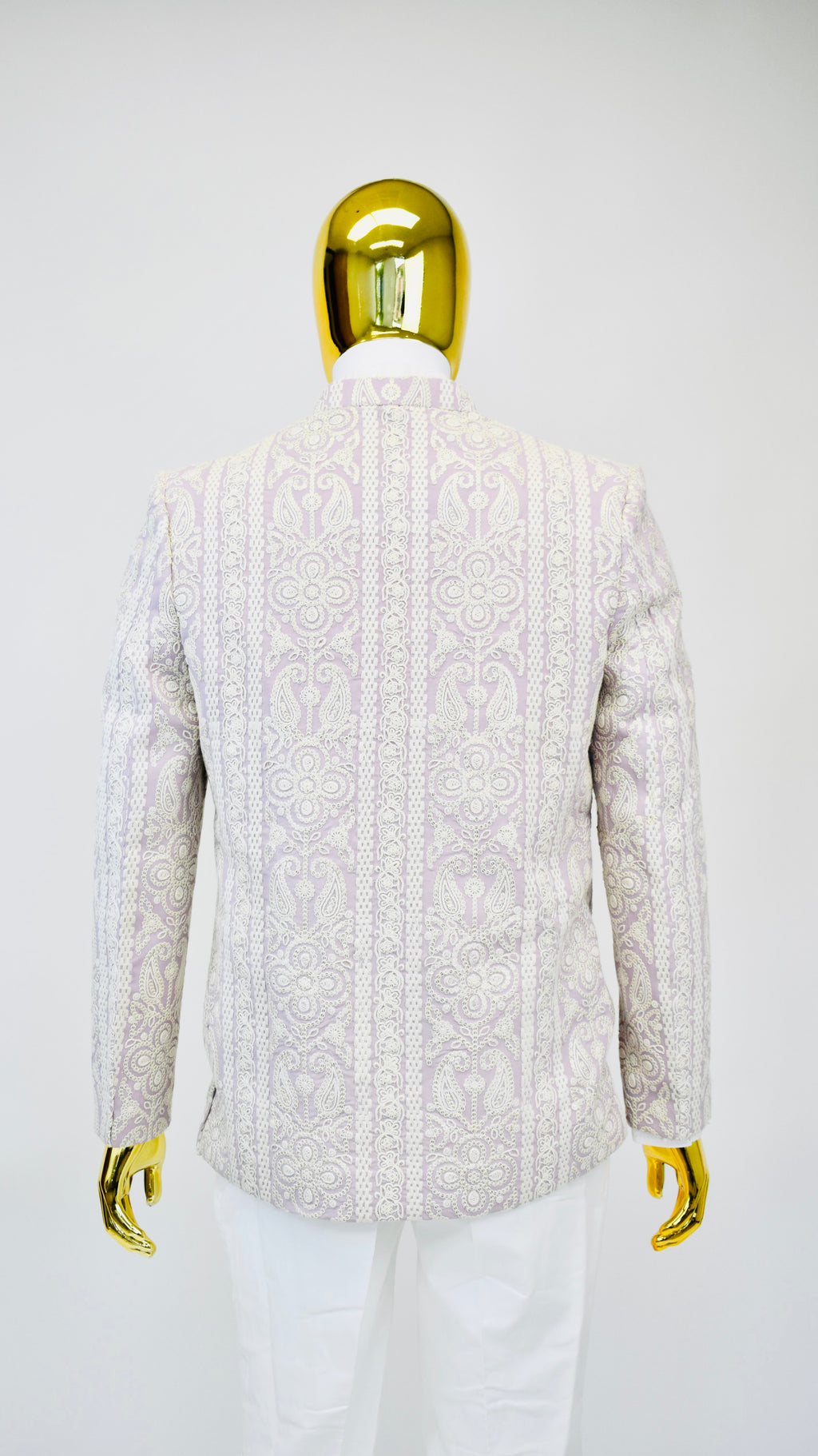 Lavender Color Indo-Western Set