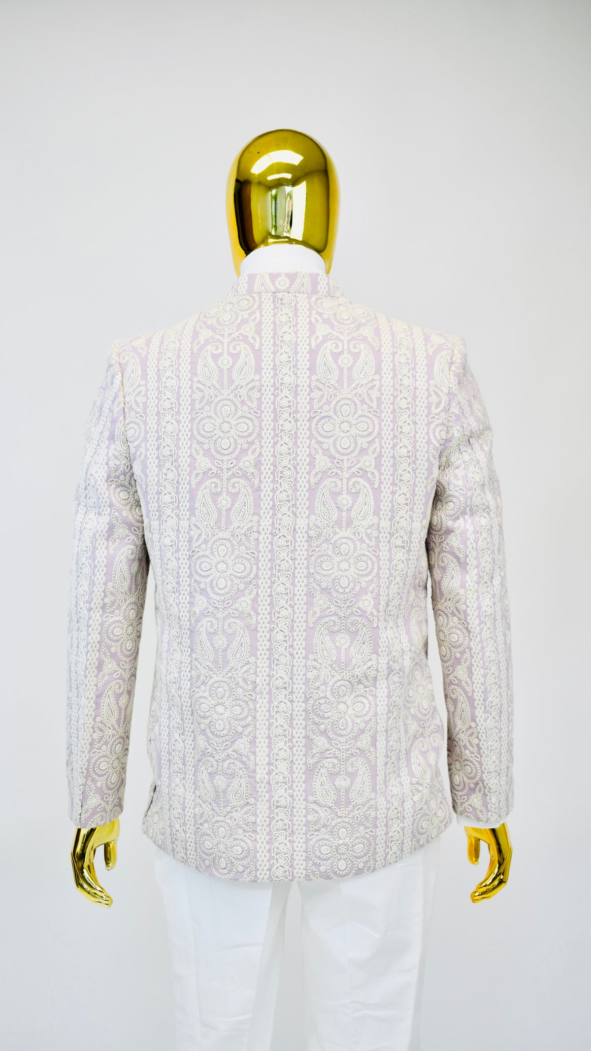 Lavender Color Indo-Western Set