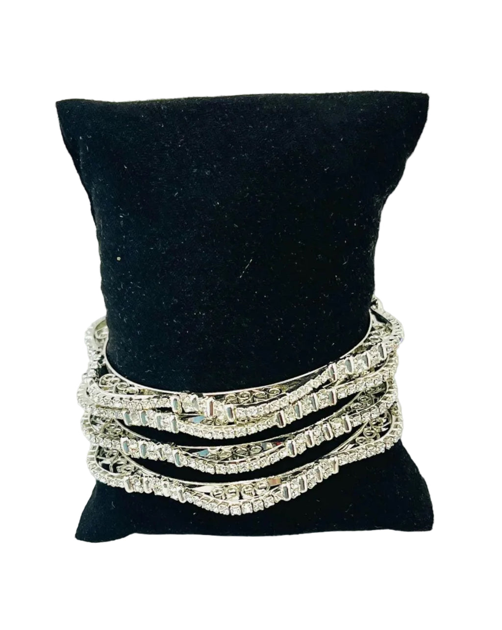 Silver-Colored Bangles