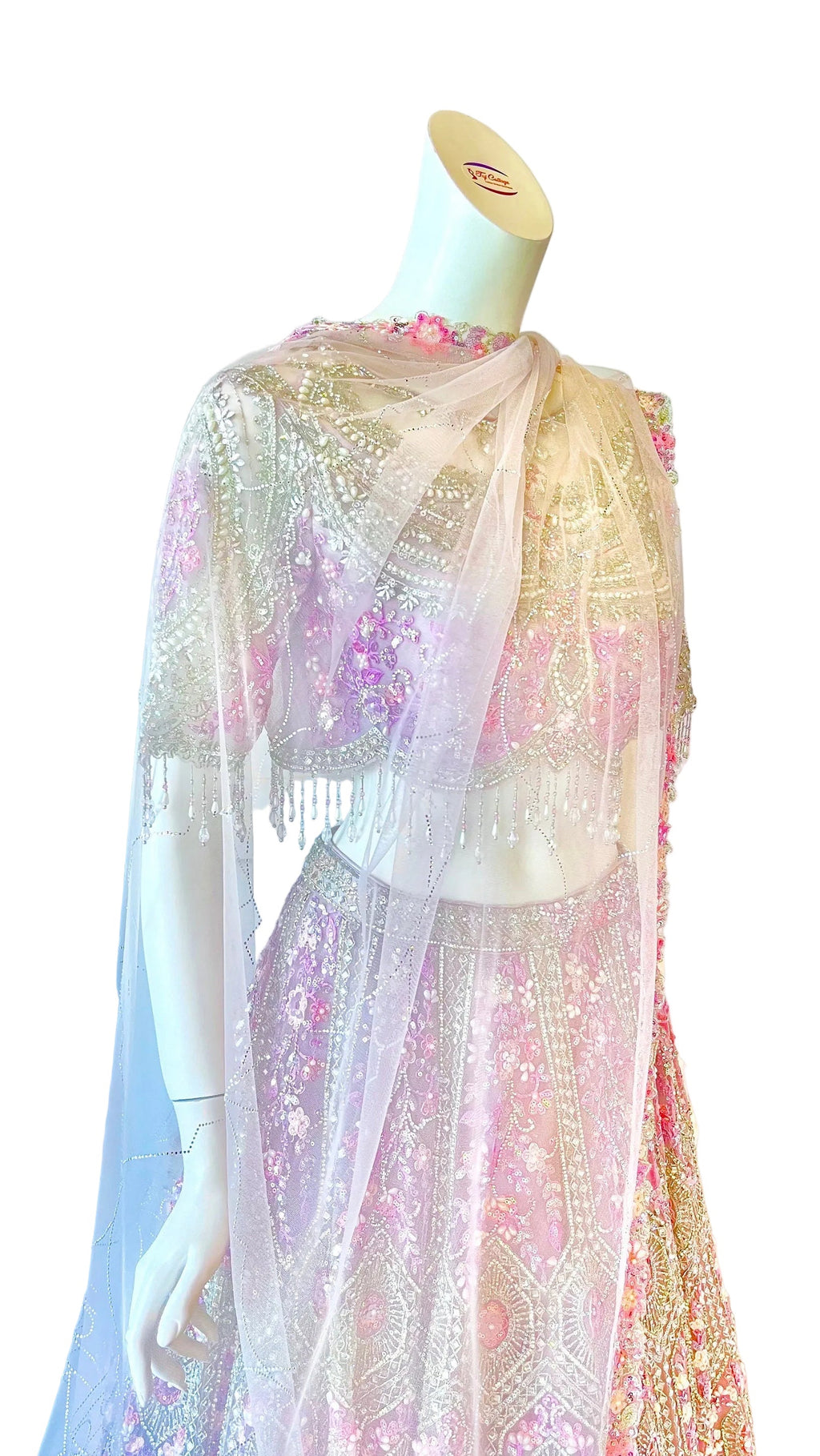 Lavender Color Bridal Lehnga