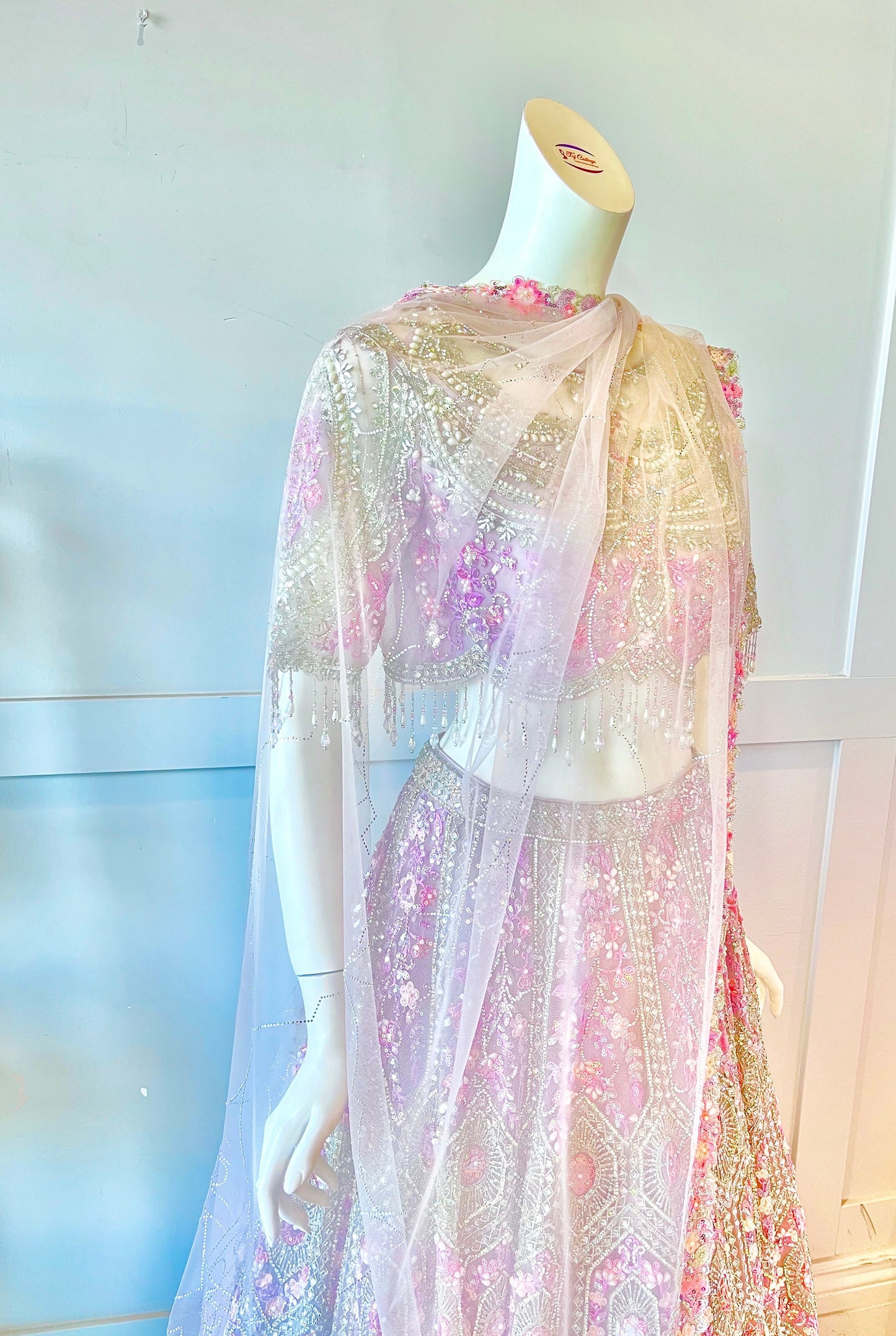 Lavender Color Bridal  Lehnga