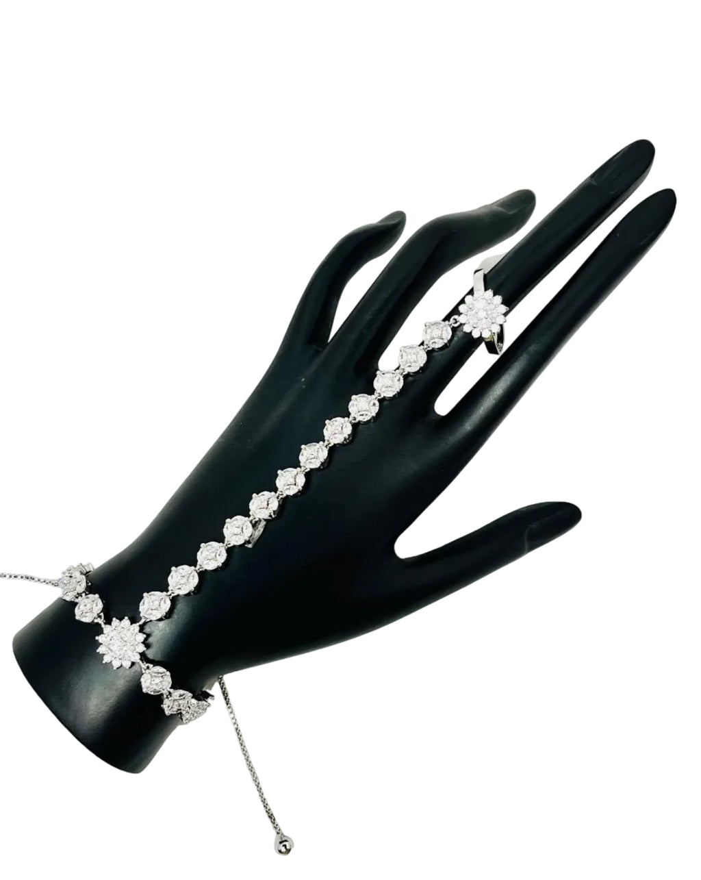 Silver Bracelet With Ring