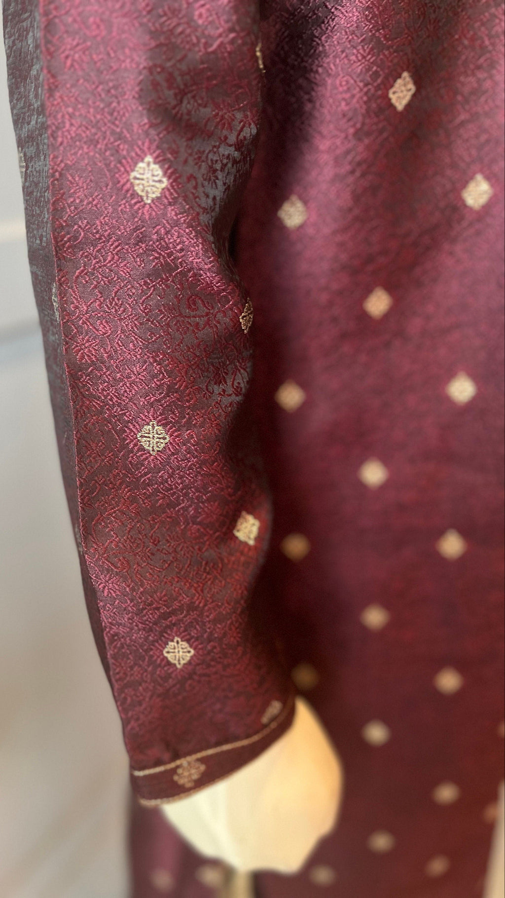 Wine Color Kurta