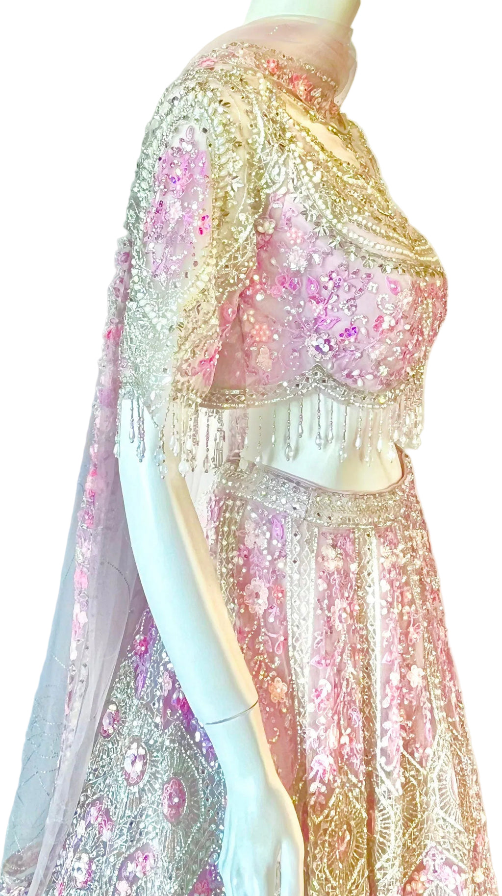 Lavender Color Bridal Lehnga