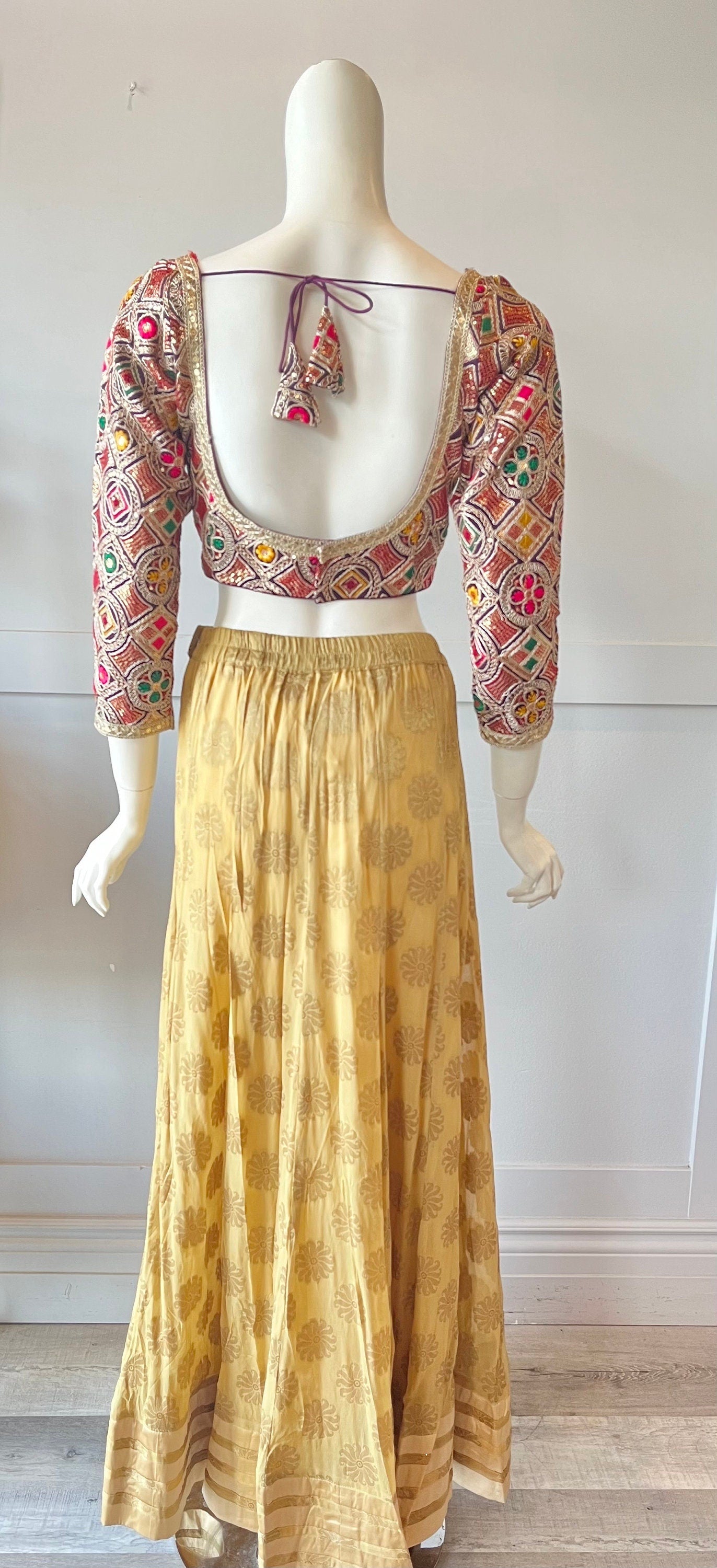 Gold & Purple  Lehnga