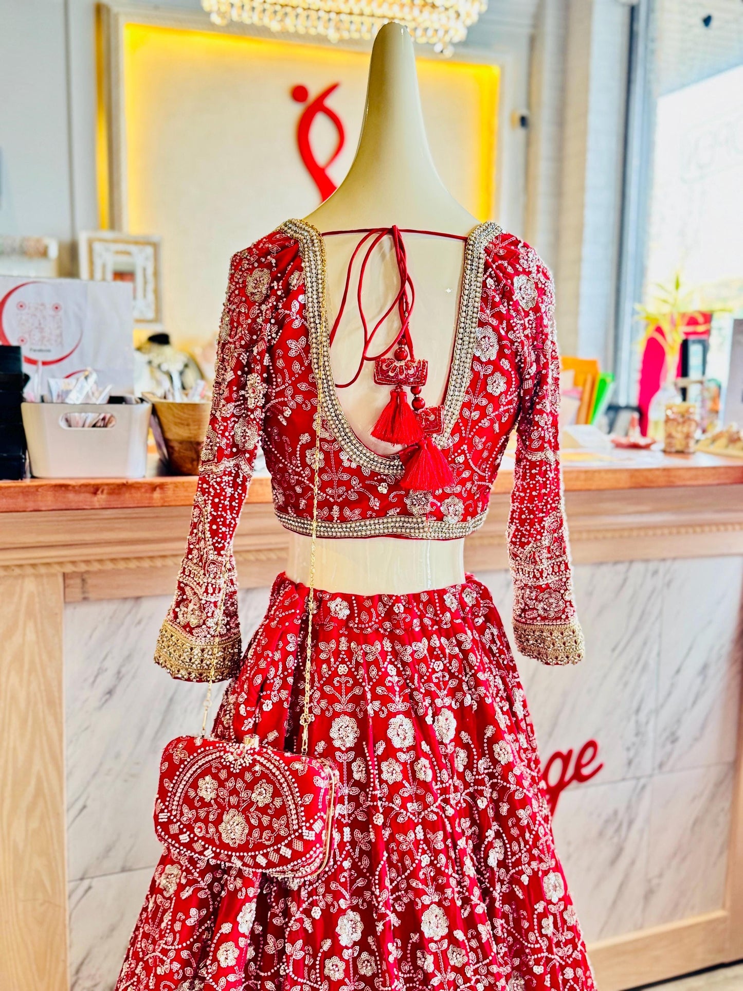 Red Bridal Color Lehnga