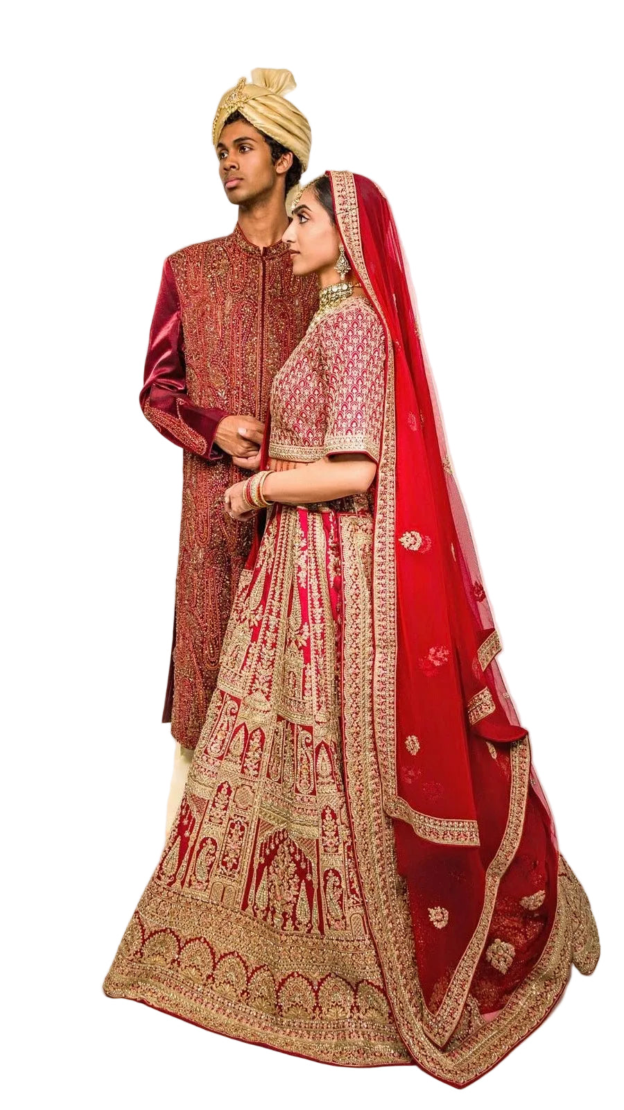 Red Color Bridal Lehnga Set