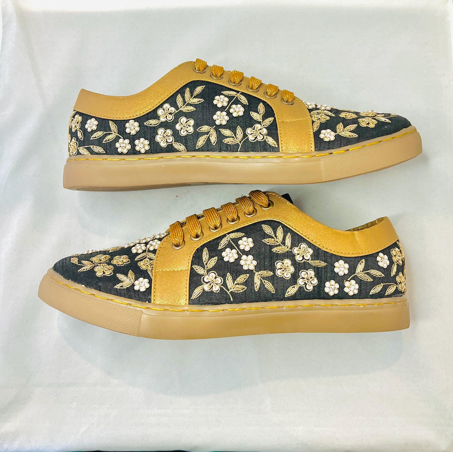 Fancy Black Color Sneakers